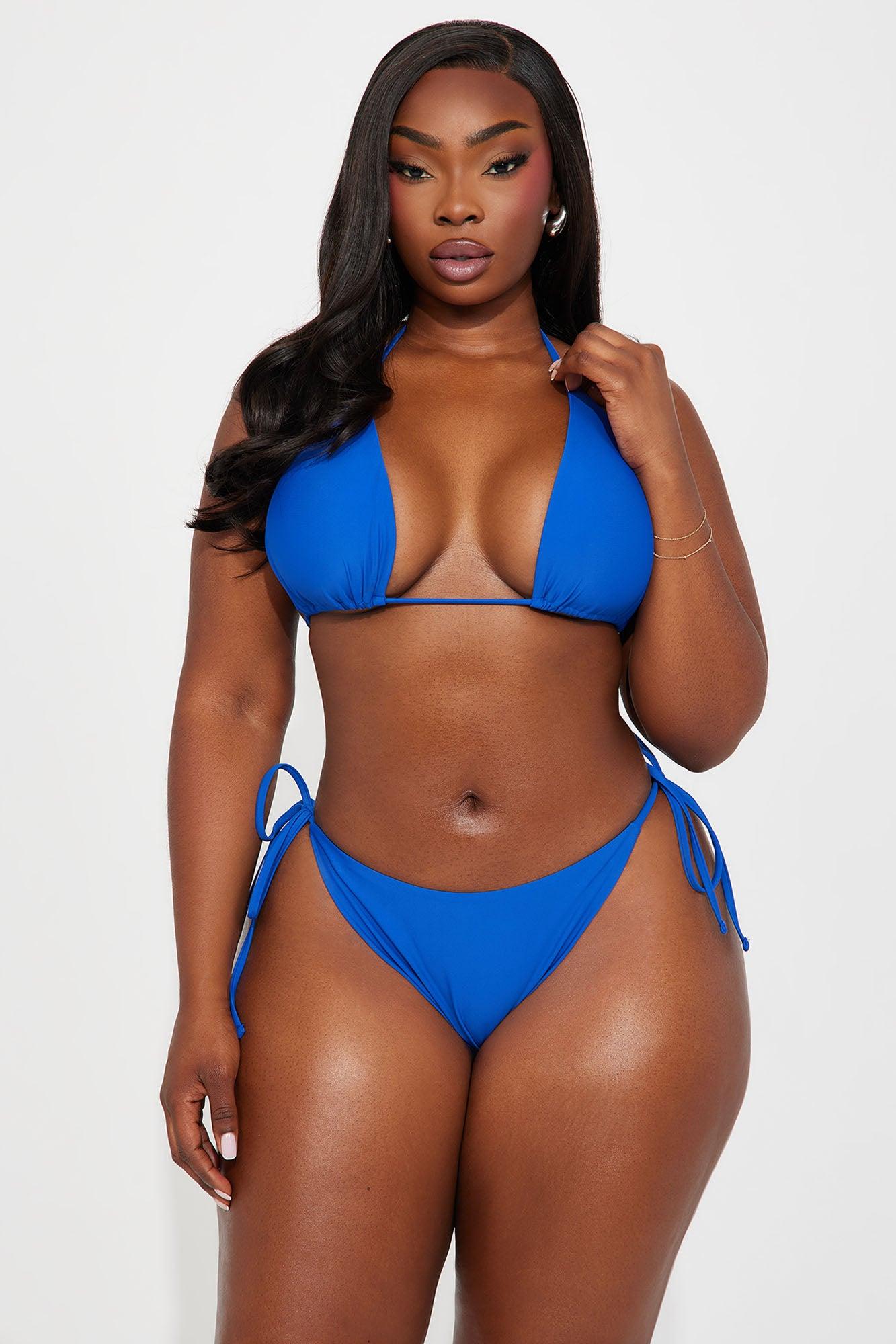 Beach Breeze 3 Piece Bikini Set - Royal Product Image