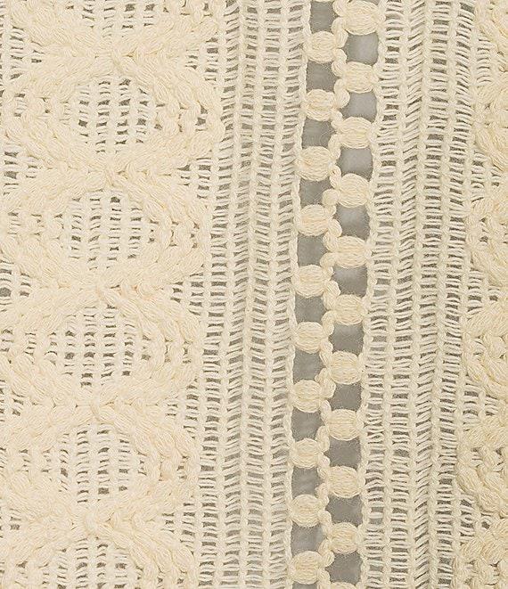 Murano Crocodile World Collection Slim Fit Pointelle Shirt Jacket Product Image