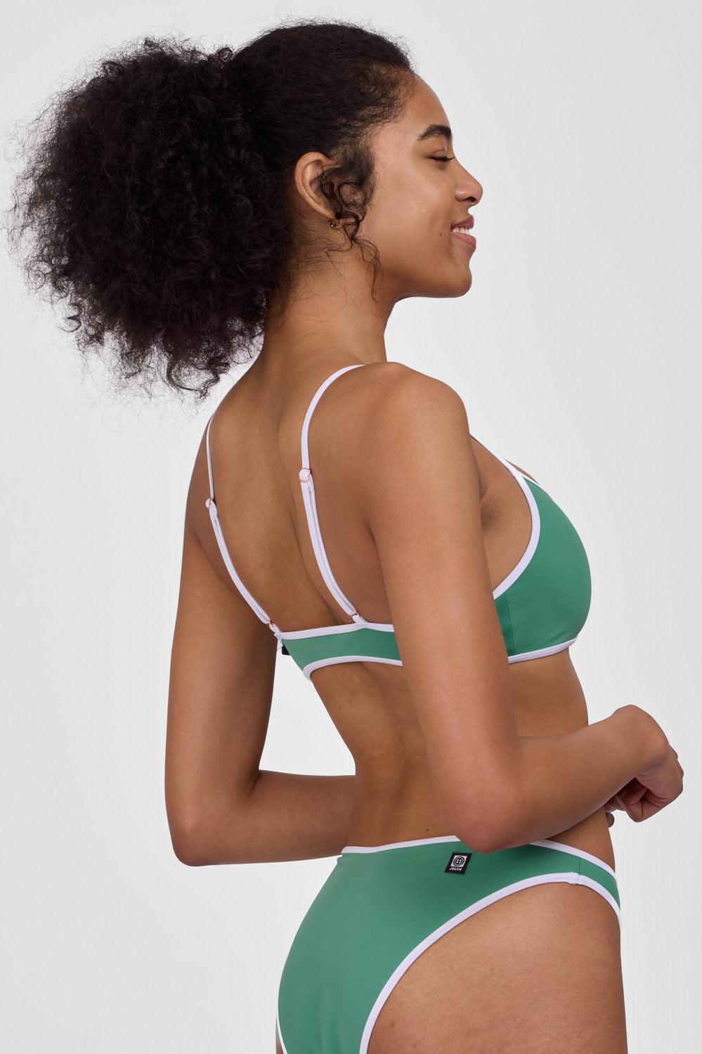 Amanda Bikini Top - Dolphins & White Female Product Image