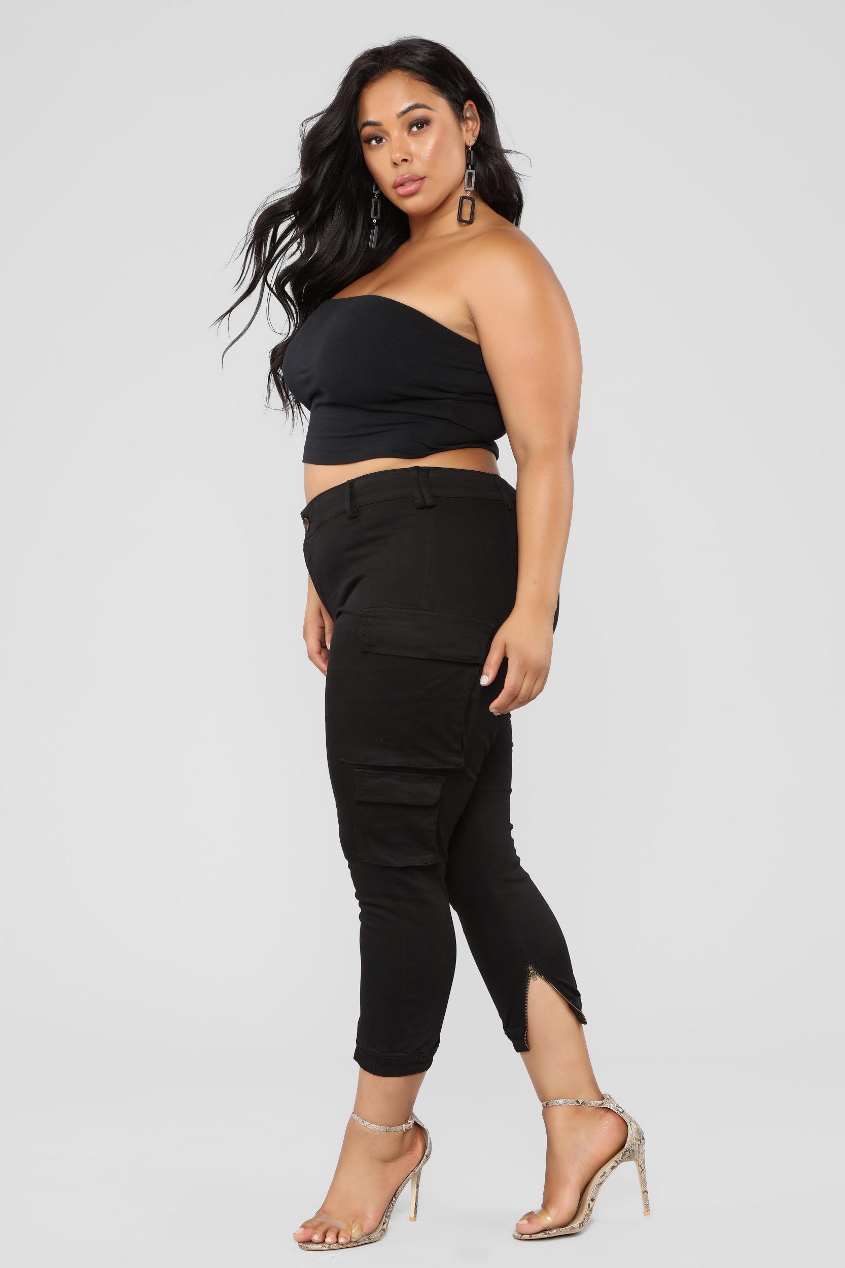 Kalley Cargo Pants - Black Product Image