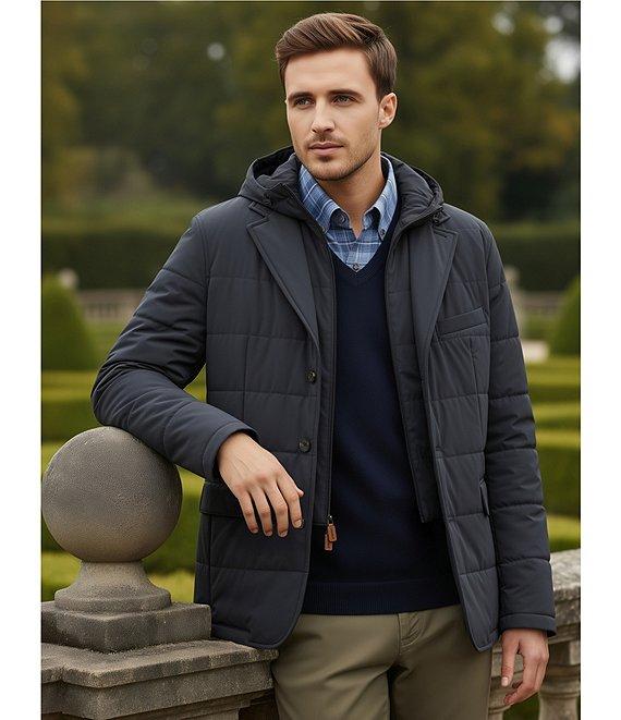 Cremieux Blue Label Heather Twill Long Sleeve Woven Shirt Product Image