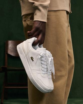 Men's T-Clip Set Leather Sneakers Product Image