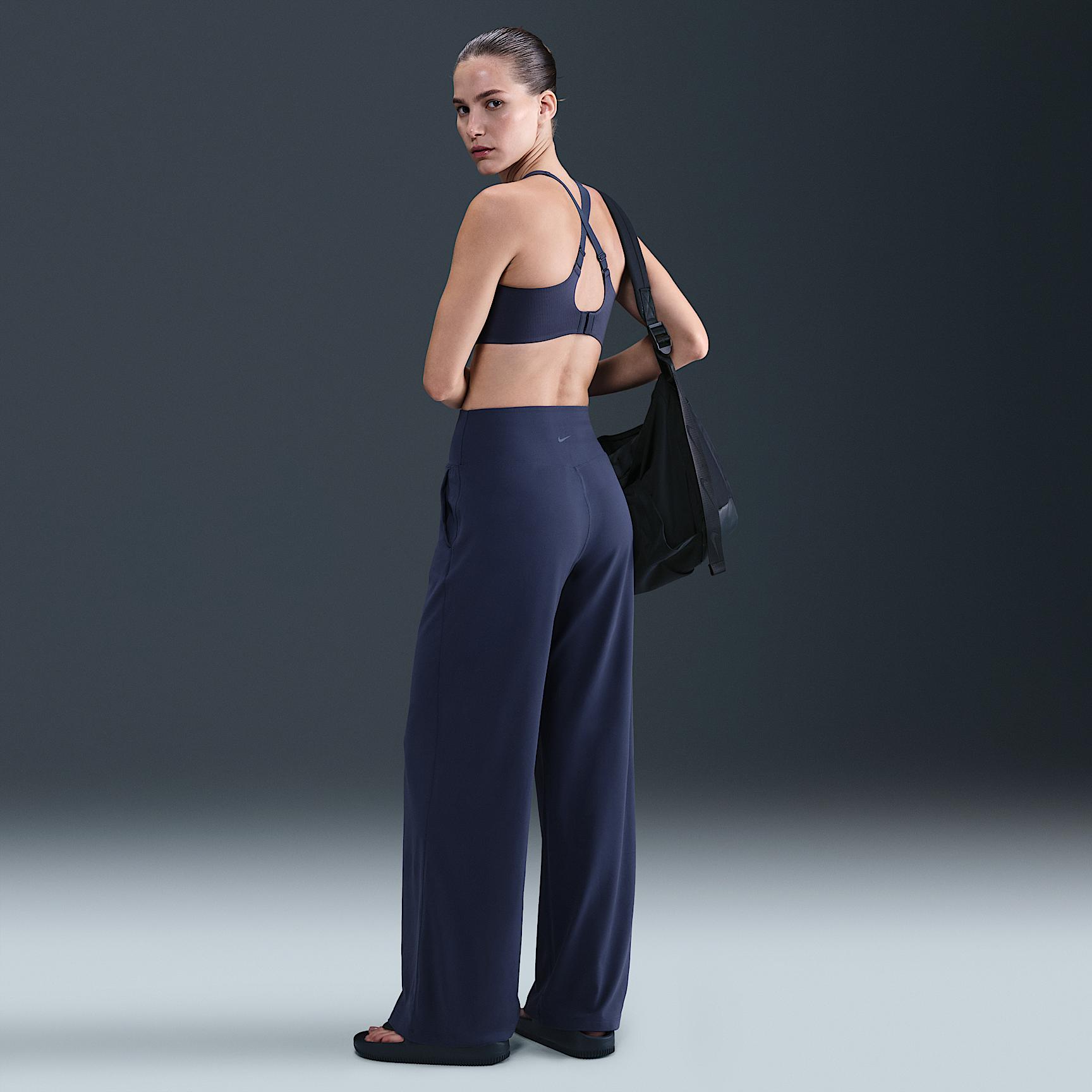 Nike Womens Zenvy Dri-FIT High-Waisted Wide-Leg Pants | HJ5360-410 Product Image