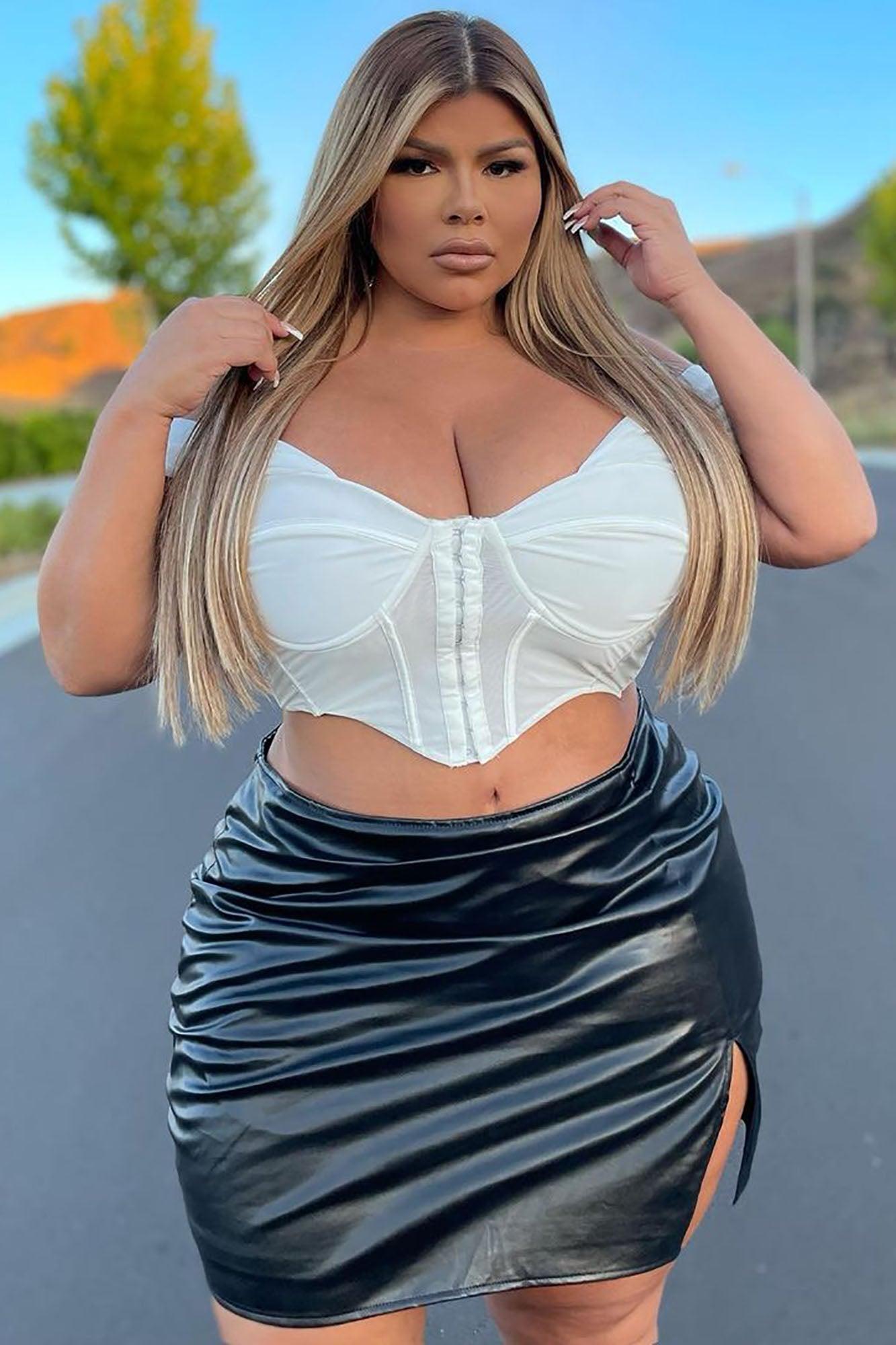 Flame In Your Heart Skirt - Black Product Image