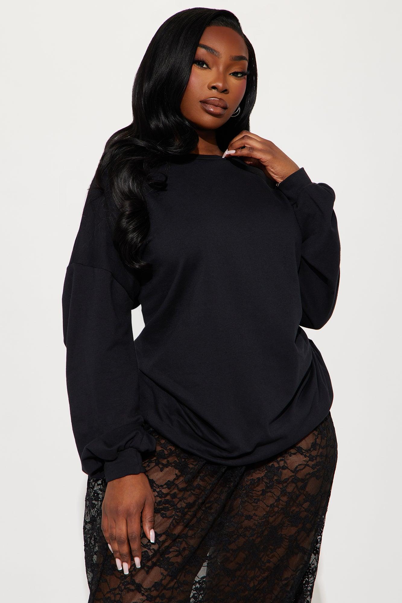 Night Whisper Lace Skirt Set - Black Product Image