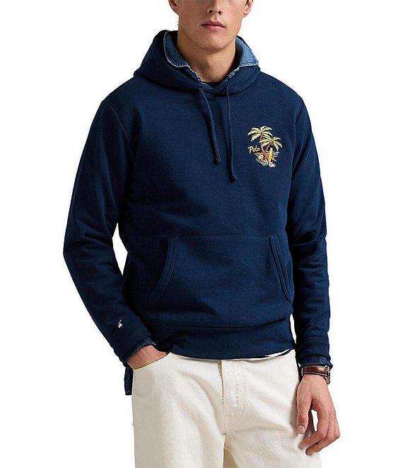 Polo Ralph Lauren Loopback Fleece Embroidered Graphic Hoodie Product Image