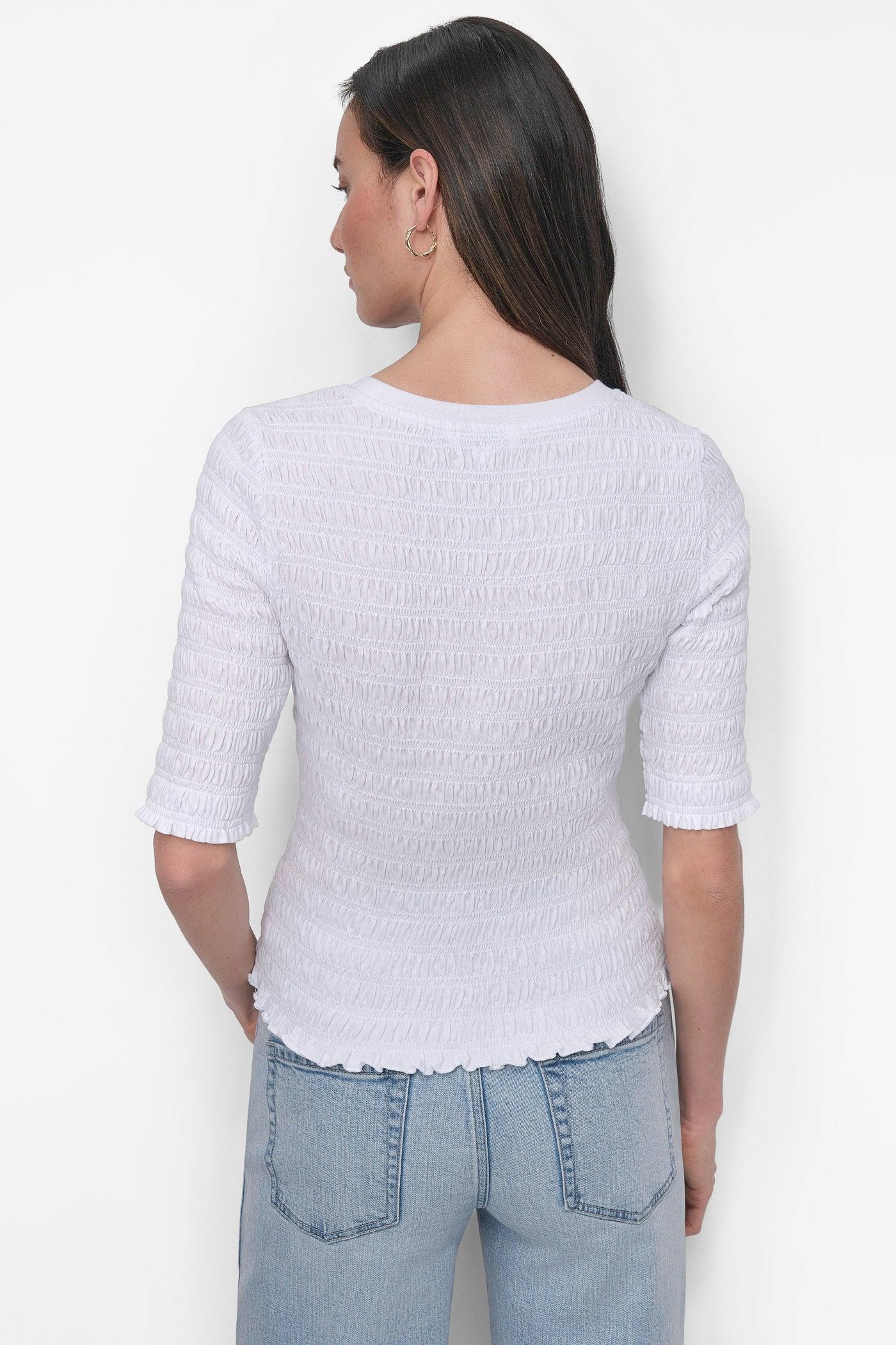 SMOCKED TEE Product Image