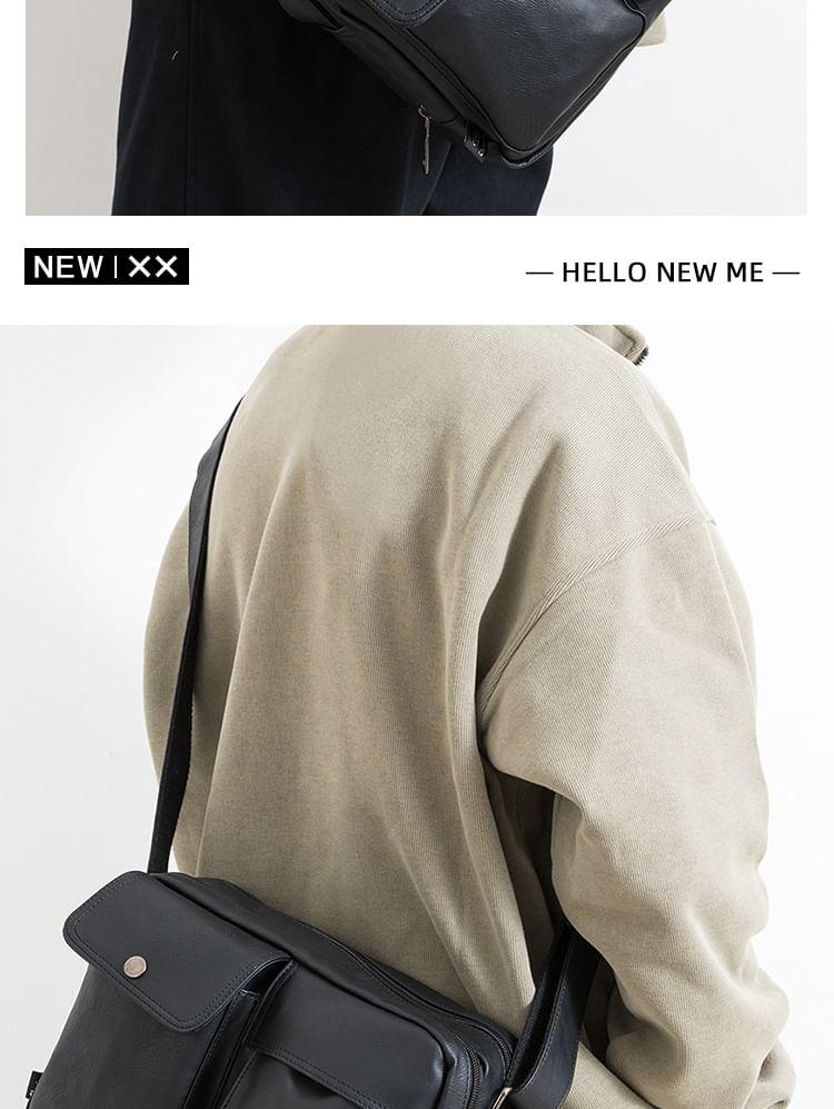 Faux-Leather Crossbody Bag Product Image