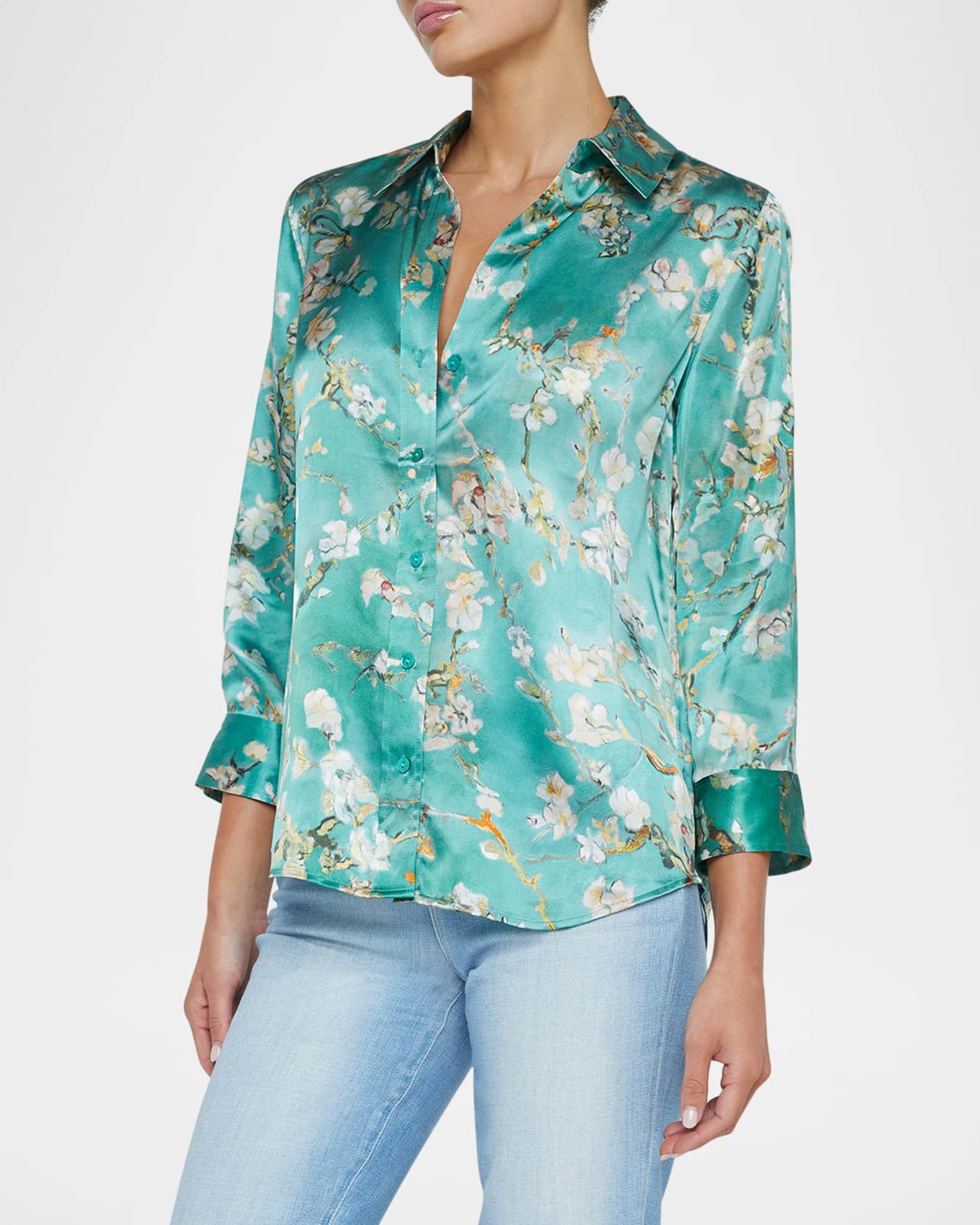 Cherry Blossom Dani Silk Blouse Product Image