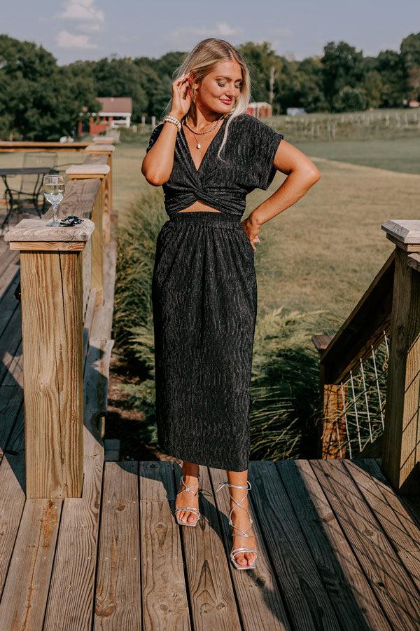 Social And Chic Pleated Skirt Product Image