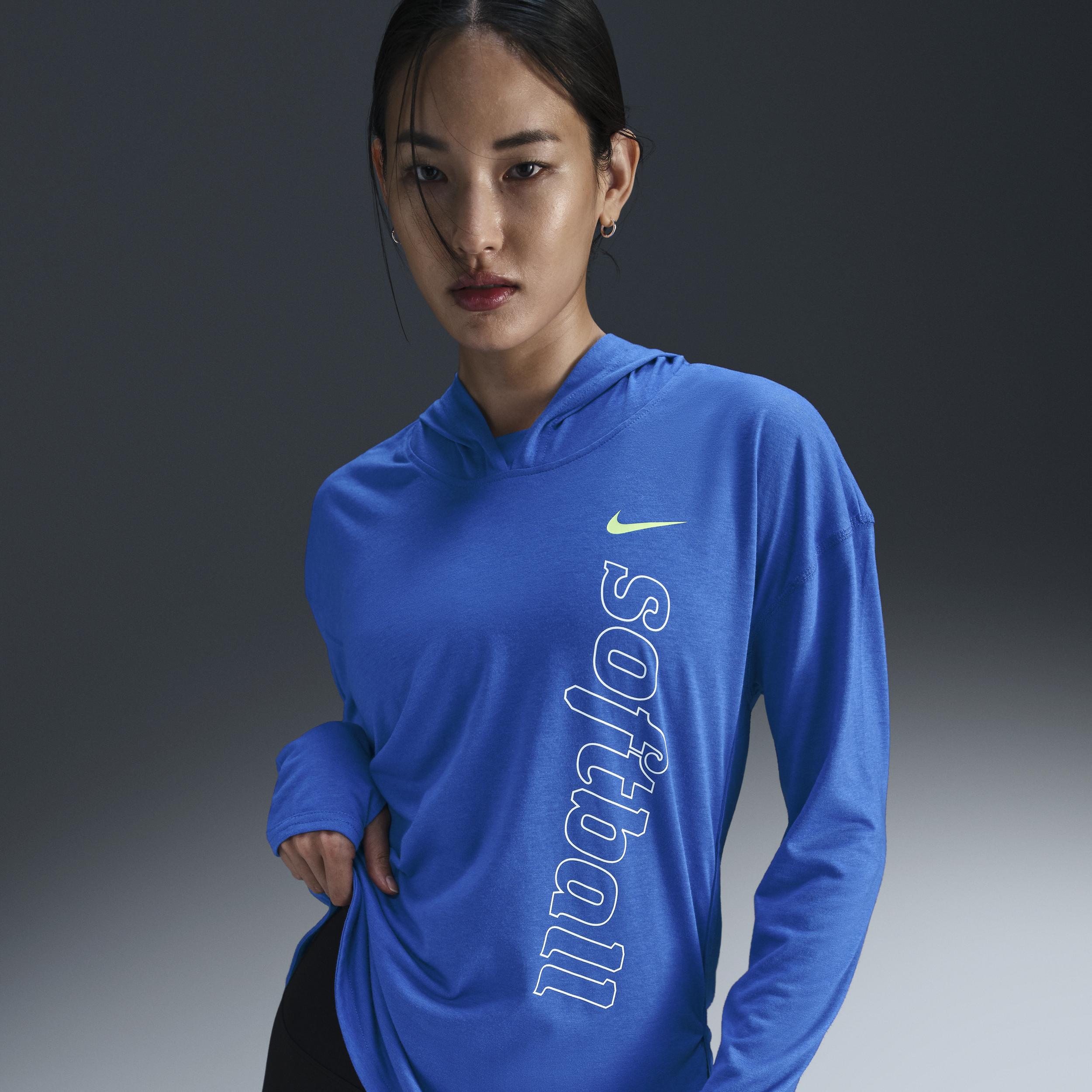 Nike Women's Dri-FIT Long-Sleeve Softball Hoodie Product Image