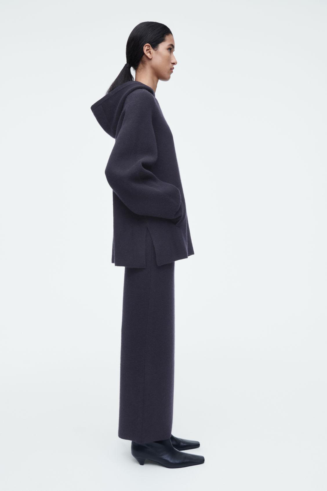 DOUBLE-FACED WOOL MAXI SKIRT Product Image