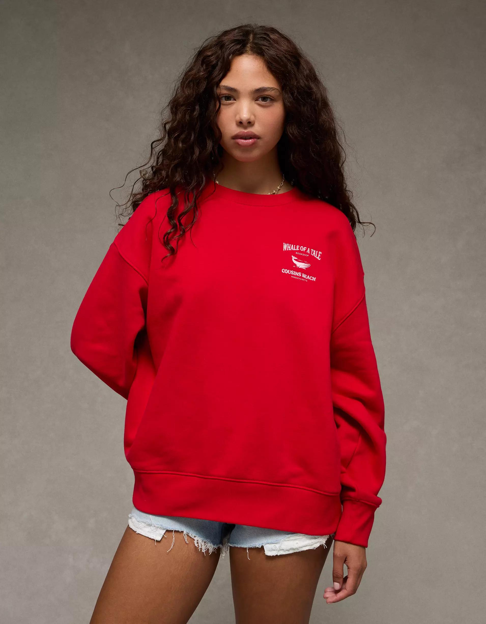 AE x The Summer I Turned Pretty Everyday Luxe Graphic Sweatshirt Product Image
