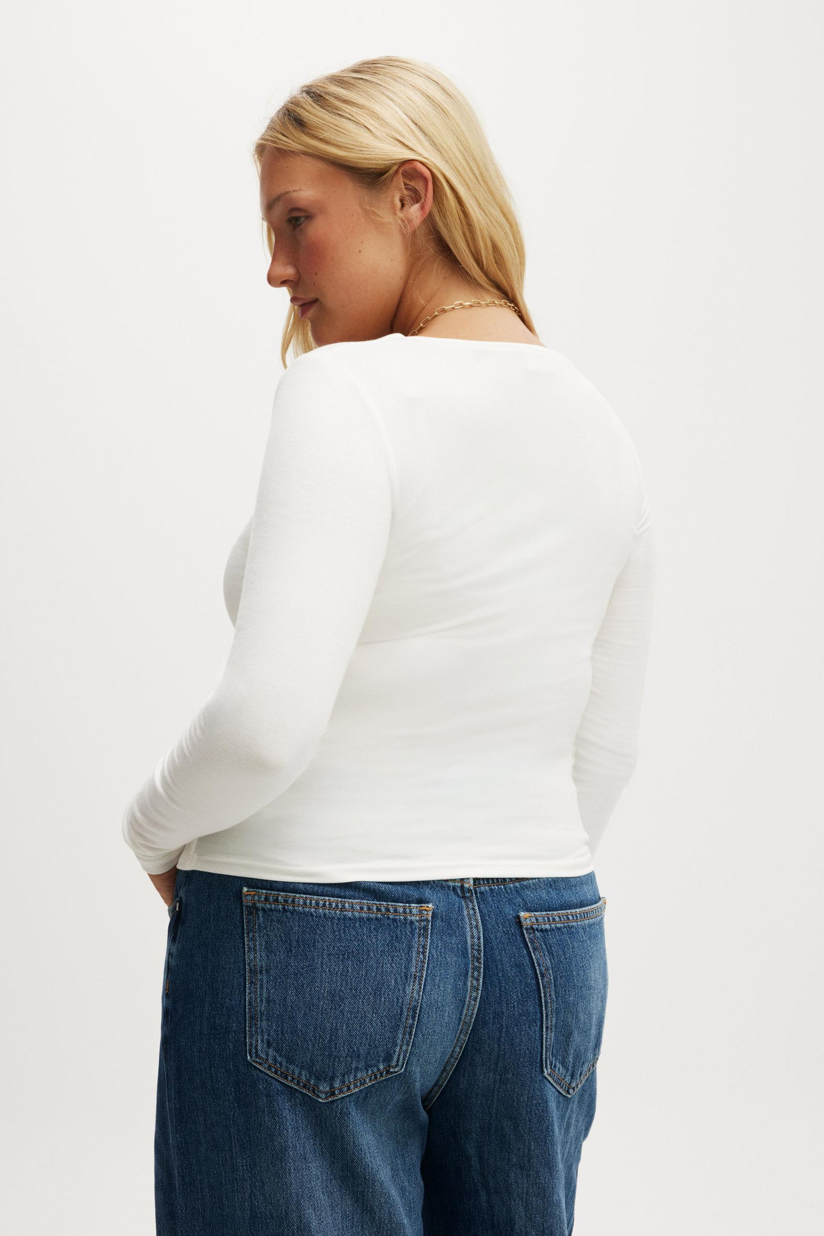 Sunday Scoop Neck Long Sleeve Product Image