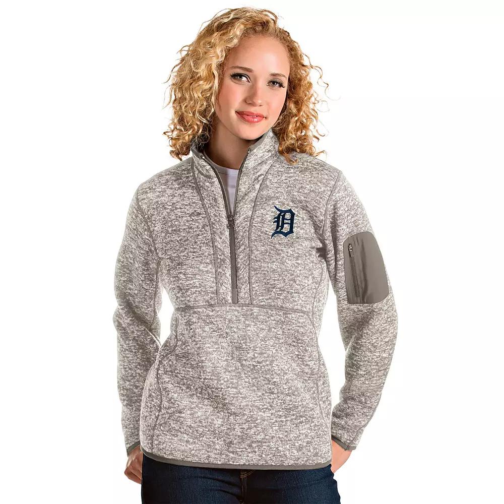 Women's Detroit Tigers 1/2 Zip Pullover Sweater,  Product Image