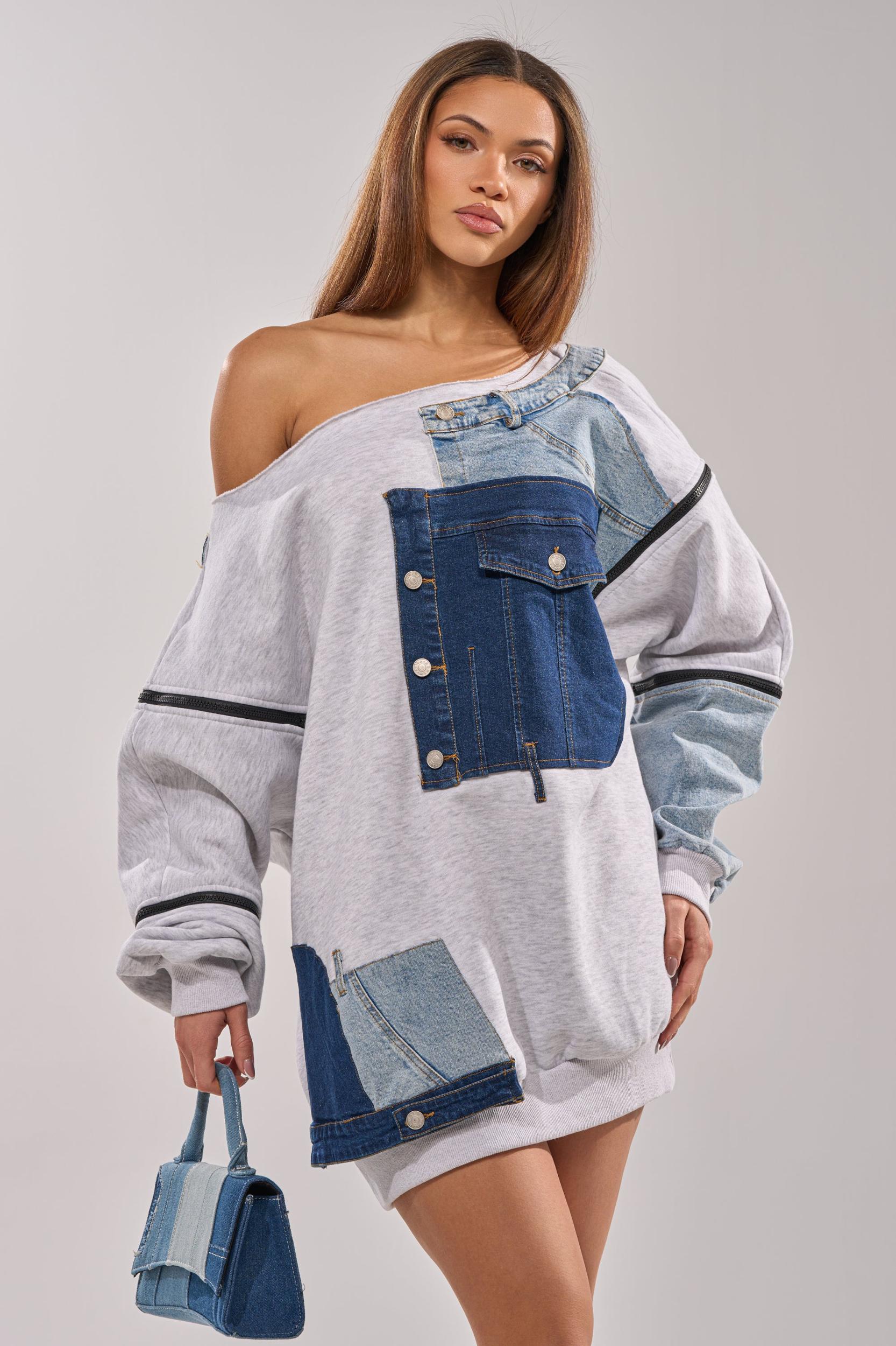 ADIRA MINI SWEATER DRESS Product Image