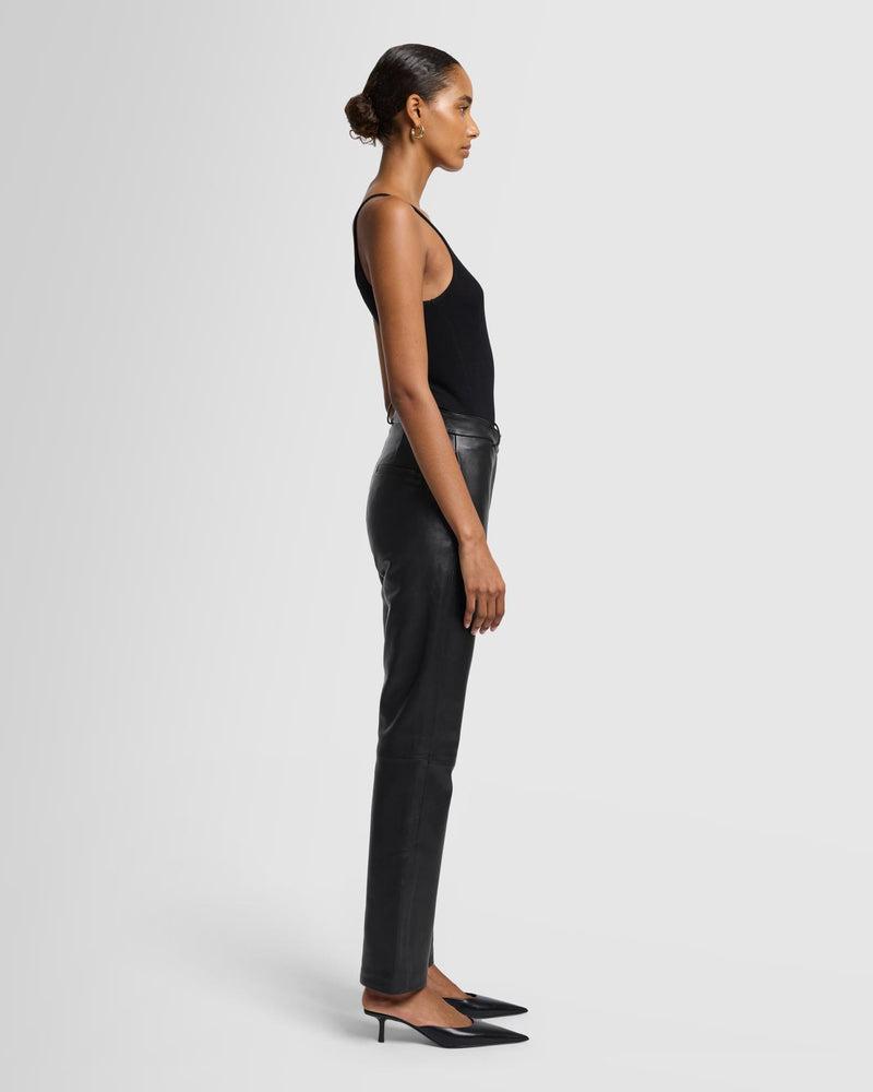 Italian Leather Stovepipe Pant Product Image