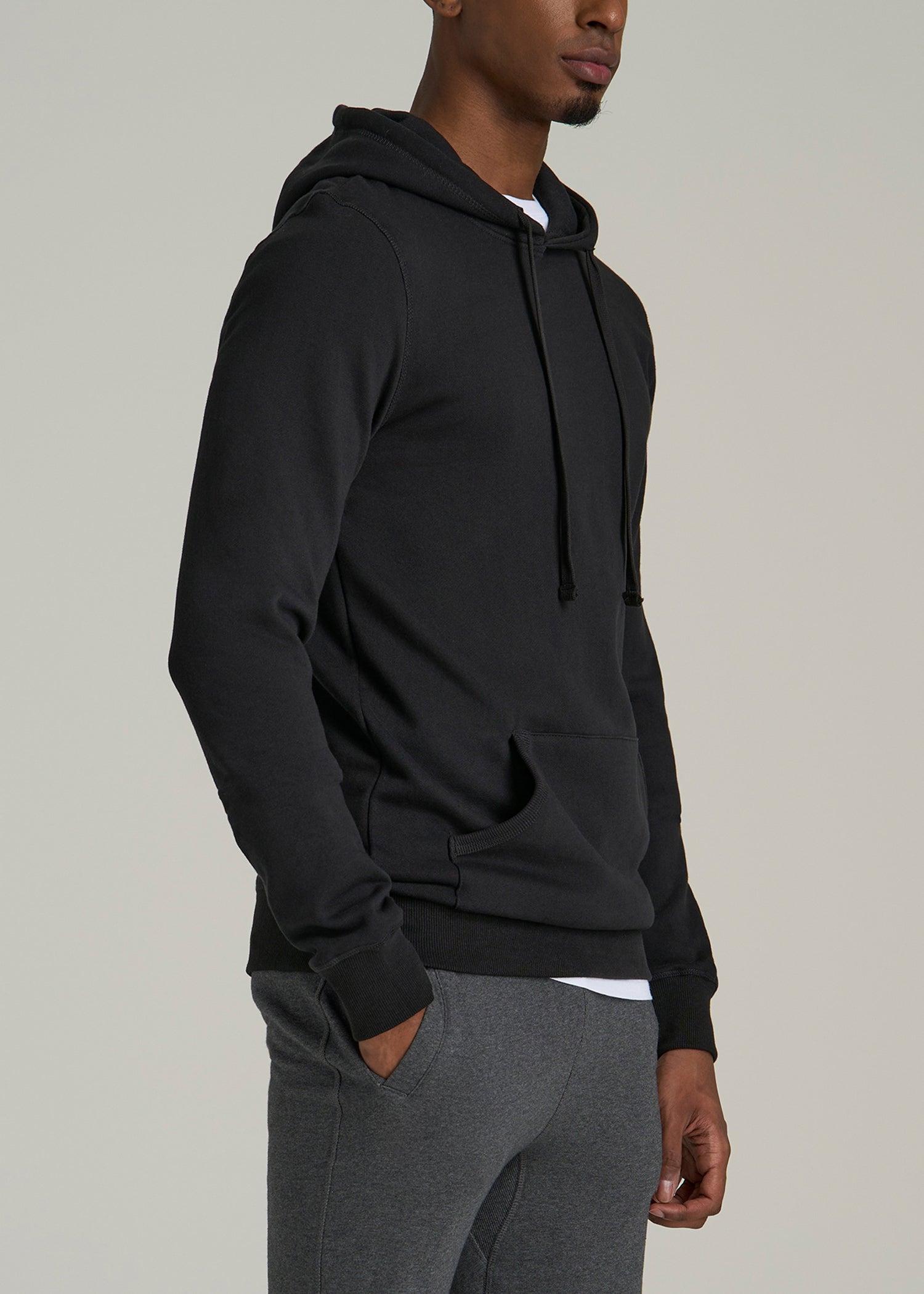 Wearever 2.0 Fleece Hoodie for Tall Men in Black Male Product Image