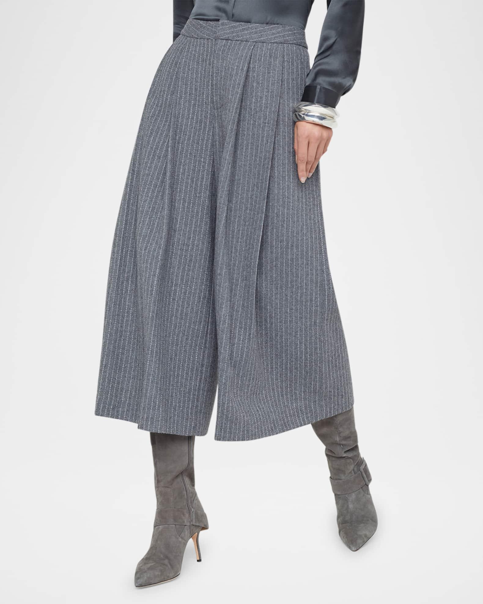 Mahalia Pinstripe Culotte Pants Product Image