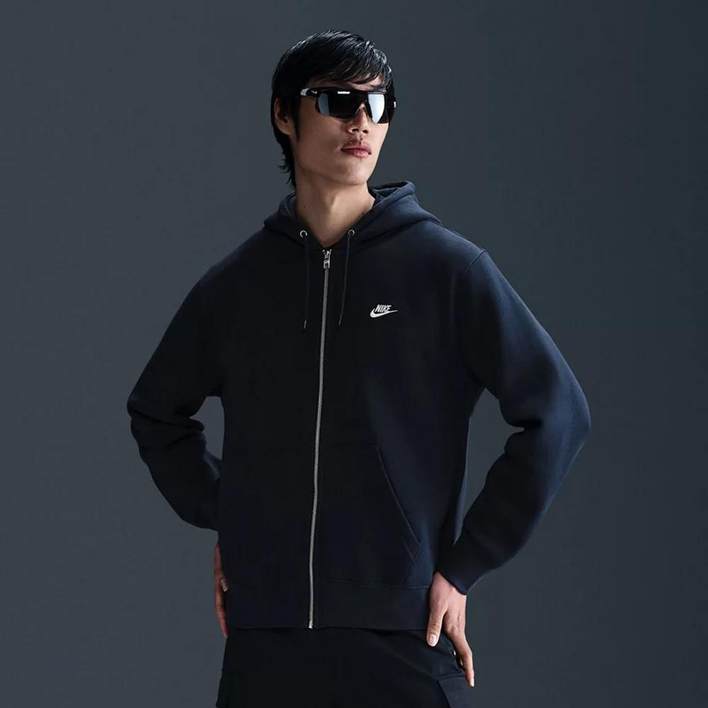Men's Nike Club Full-Zip Fleece Hoodie,  Product Image