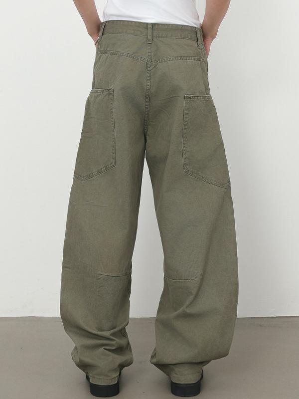 Men's Pocket Street Loose Jeans Product Image
