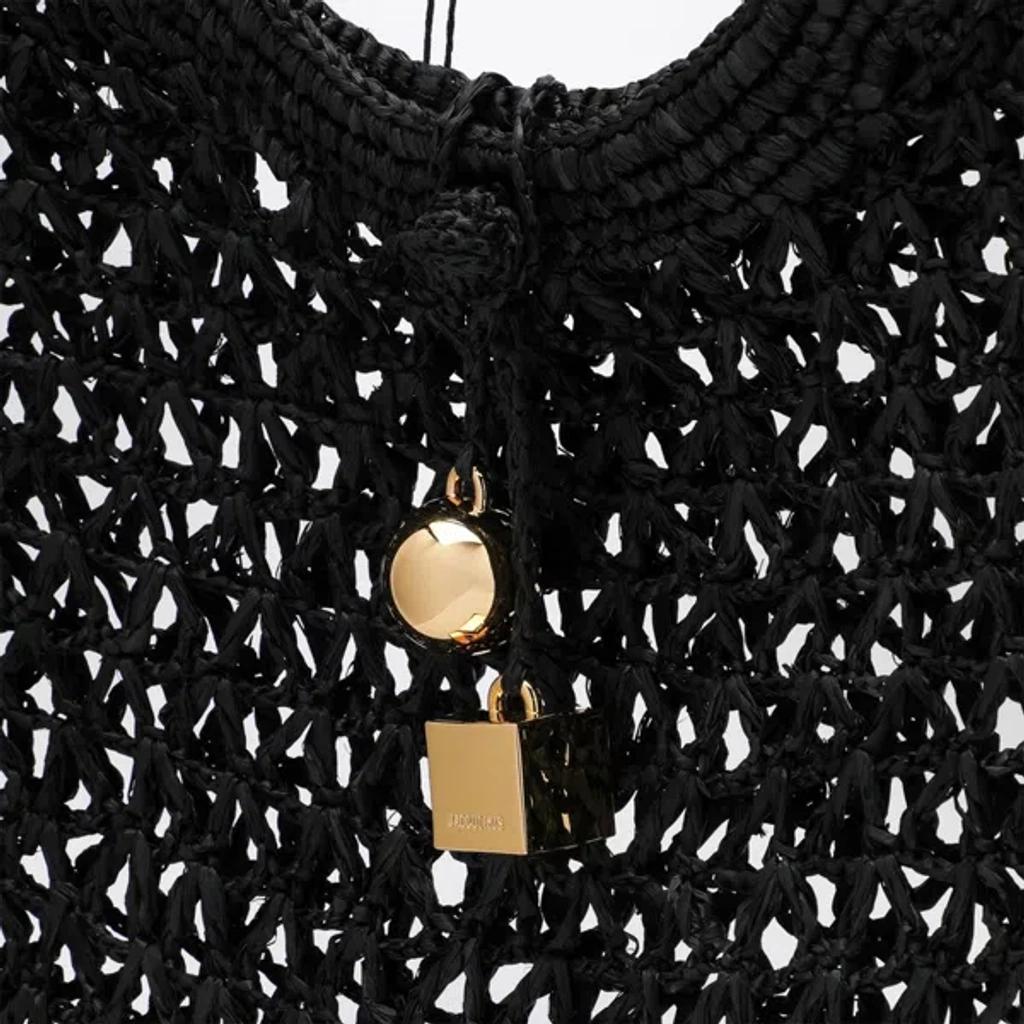 Le Rond Spiaggia raffia shoulder bag Product Image