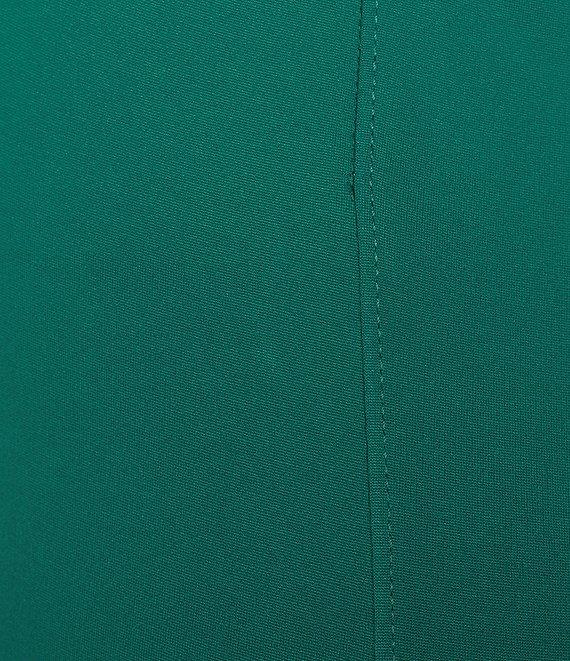 Slim Factor by Investments Coordinating Stretch Ponte Knit Ankle Skinny Pants Product Image