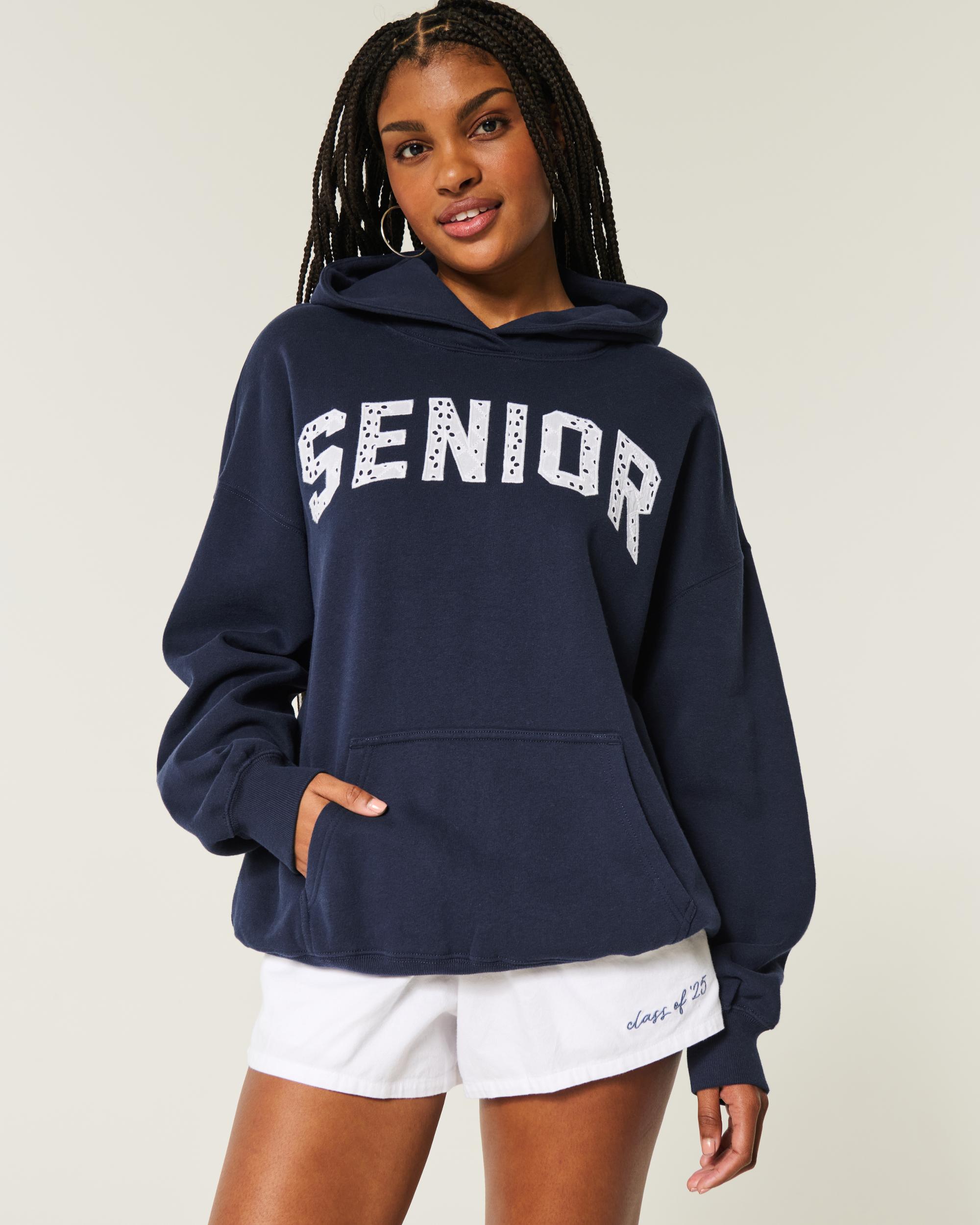 Oversized Senior Graphic Hoodie Product Image