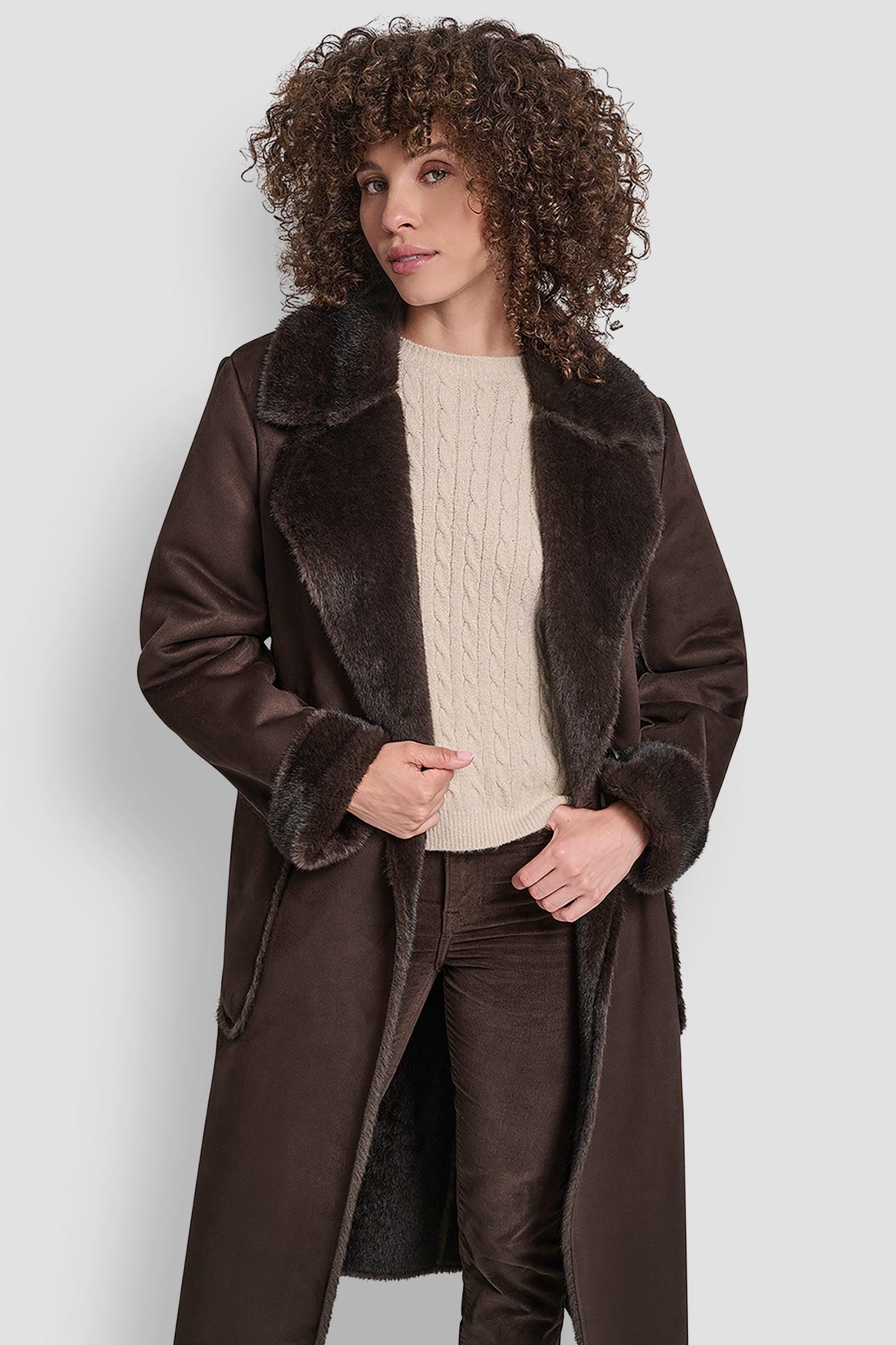 BELTED FAUX SHERLING Product Image