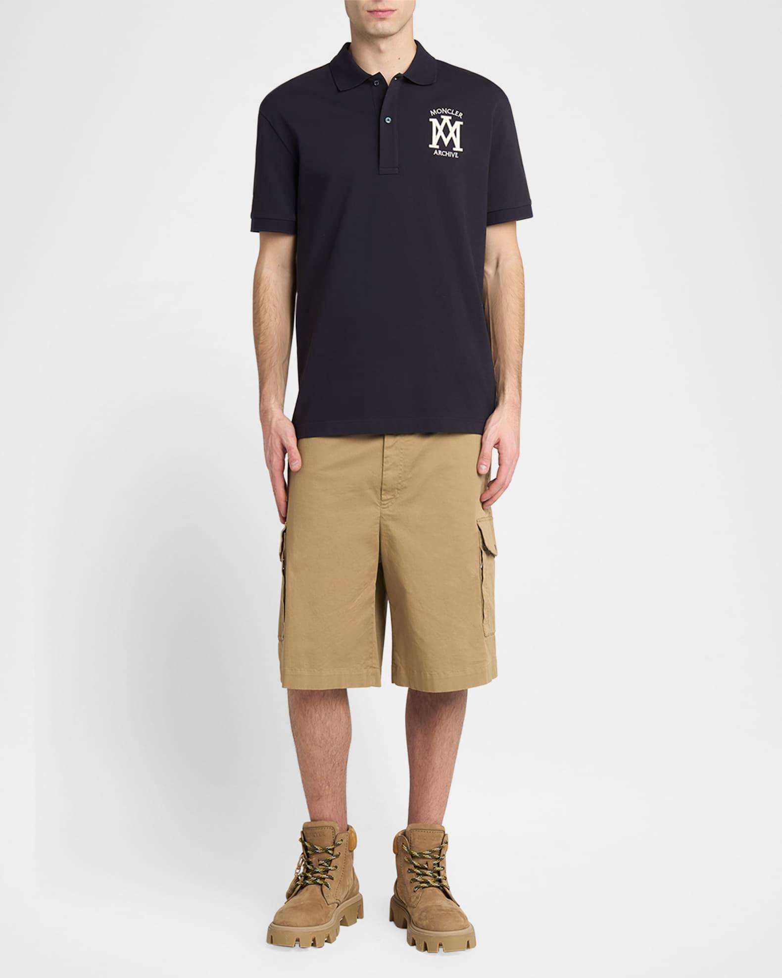 Men's Cotton Archive Logo Polo Shirt Product Image