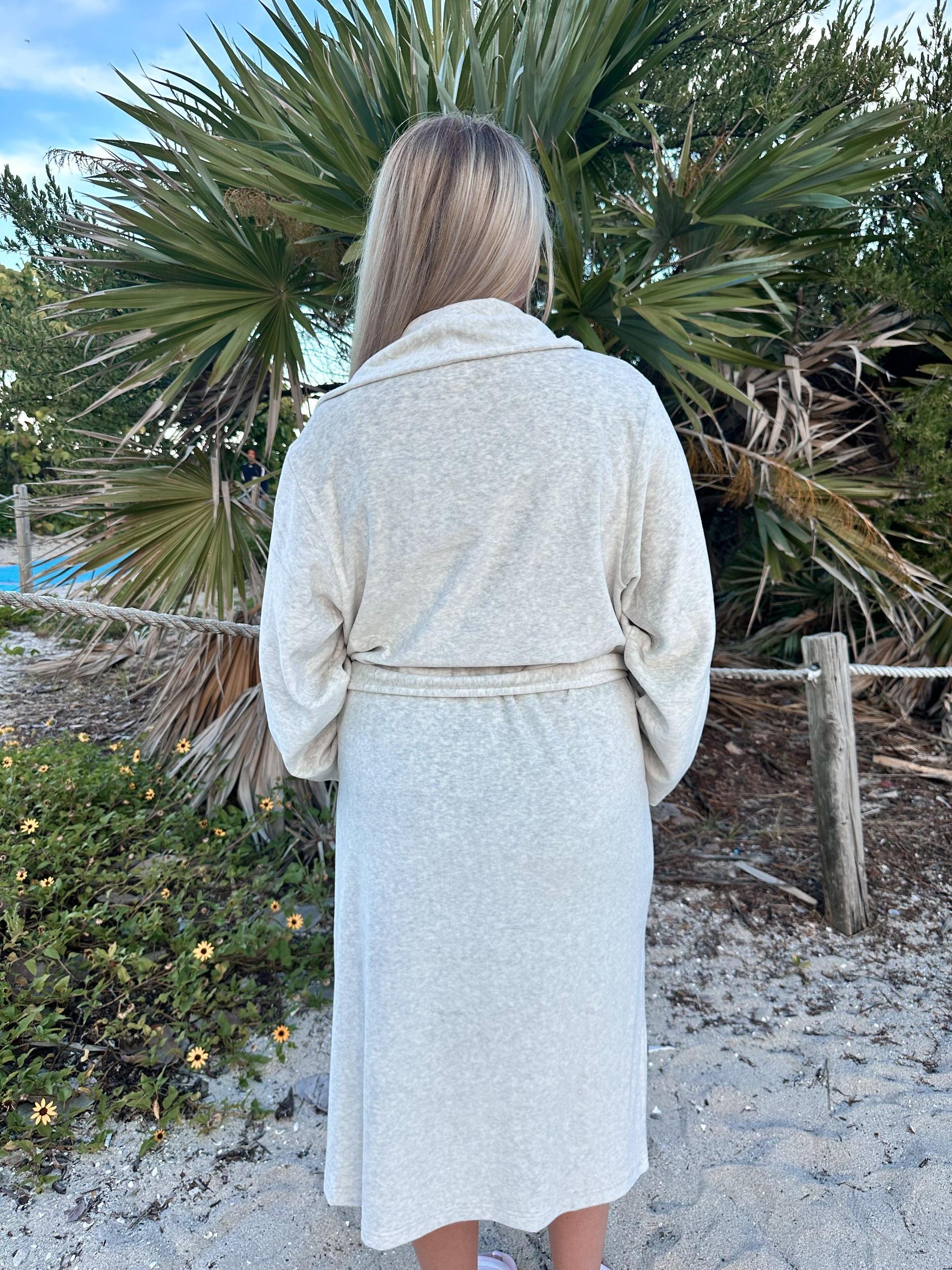 Earthy Grey Dream Hotel Robe Product Image