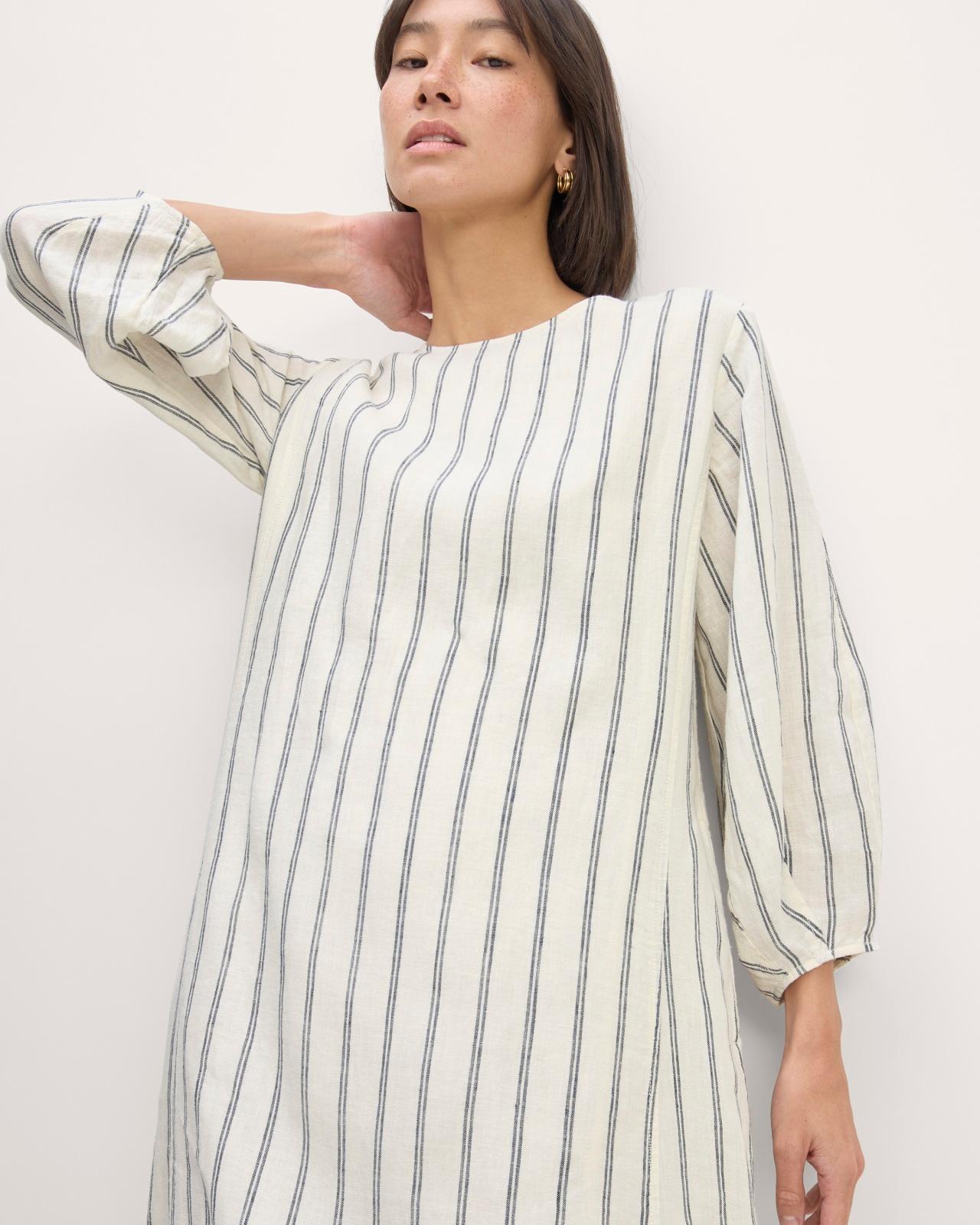 The Linen A-Line Midi Dress Product Image