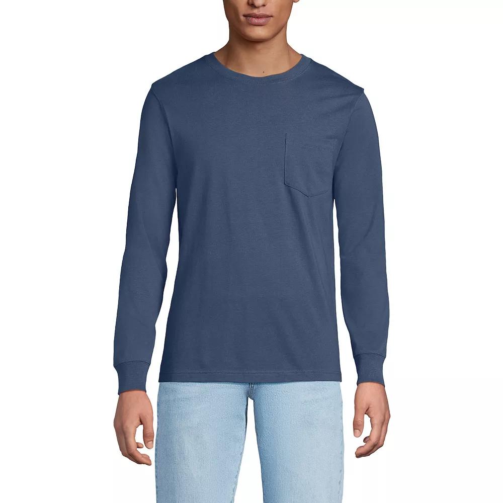 Men's Lands' End Super-T Pocket Tee,  Product Image