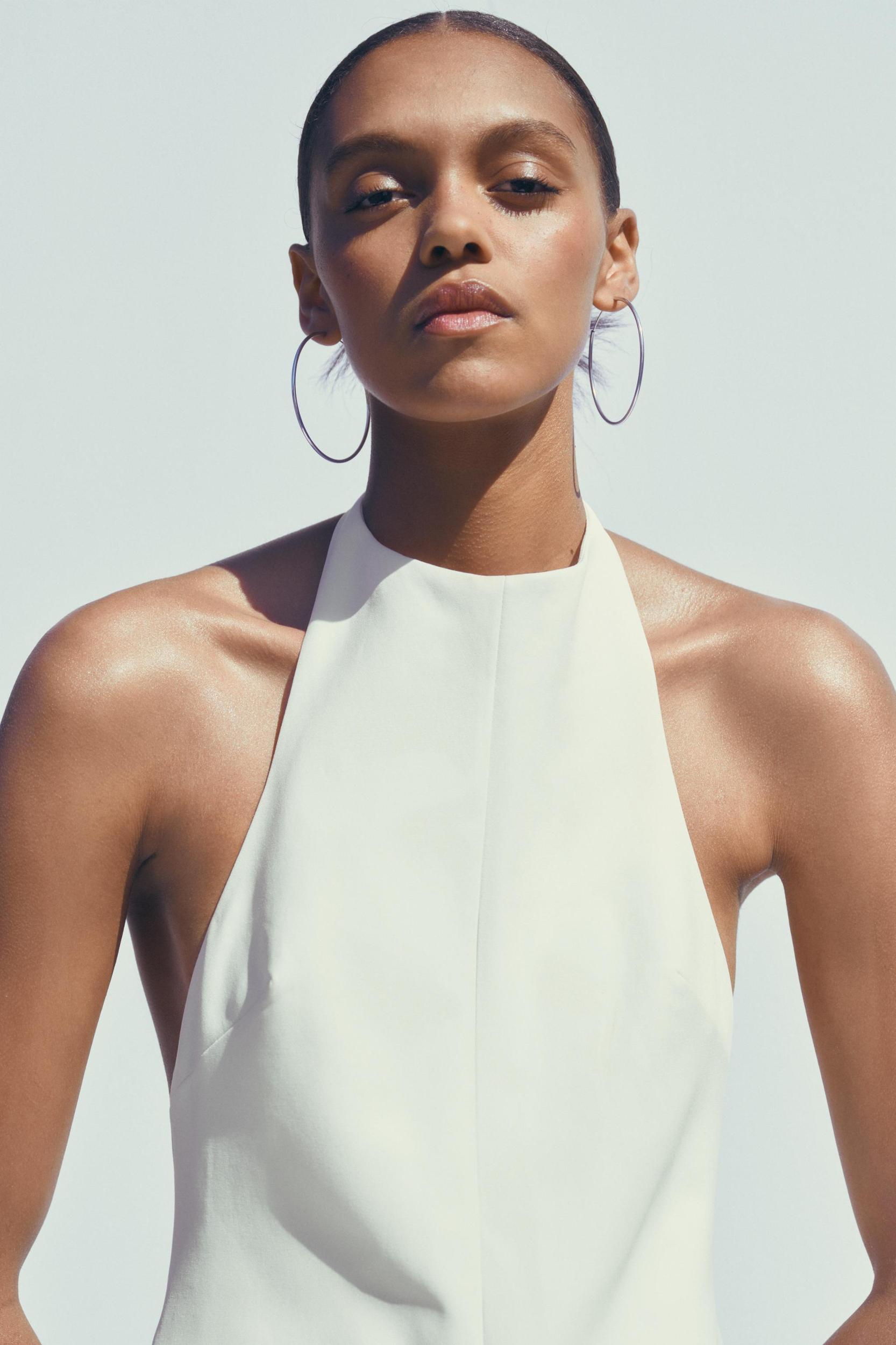 OPEN BACK LONG JUMPSUIT Product Image