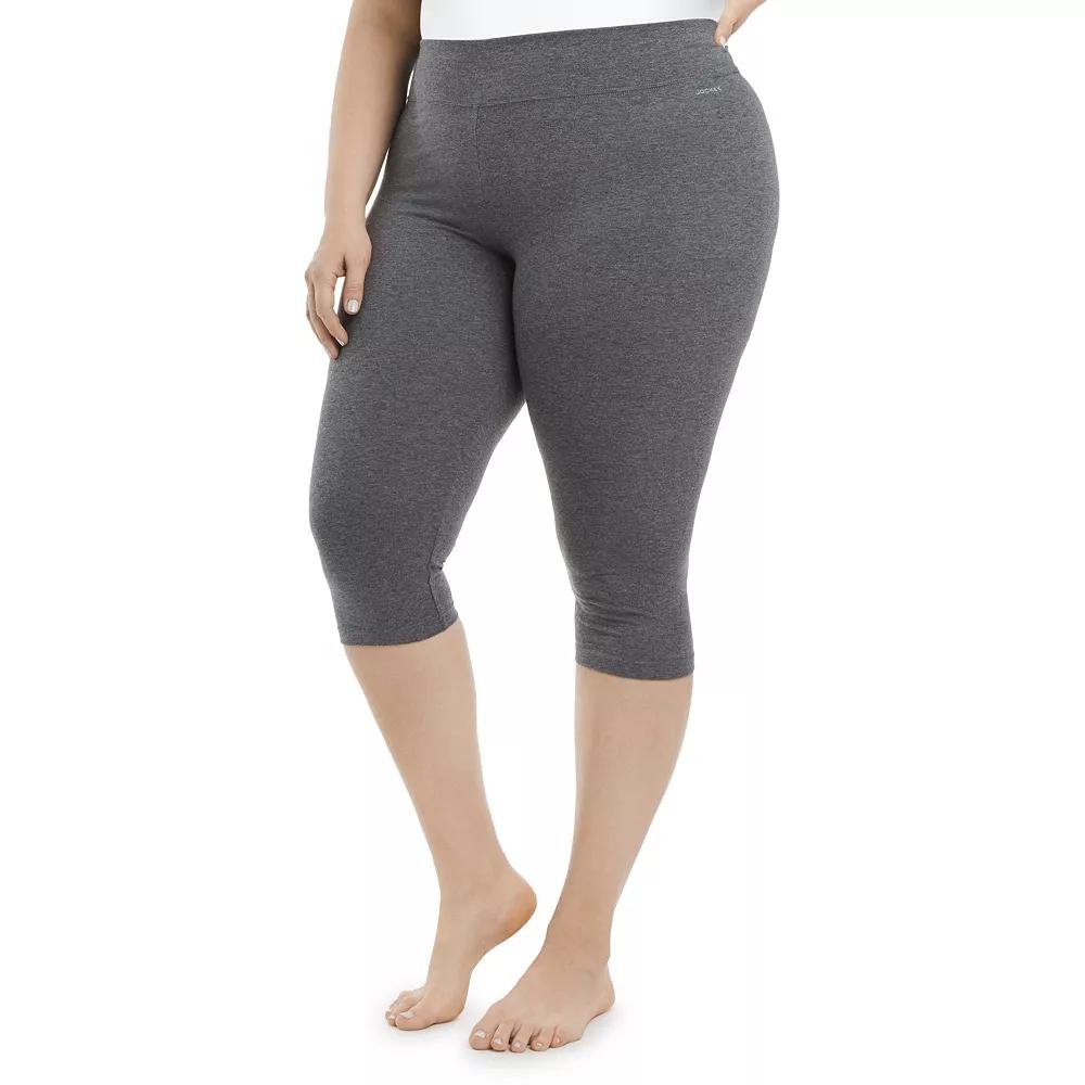 Plus Size Jockey Sport® Judo Leggings, Women's, Size: 3XL, Grey Product Image