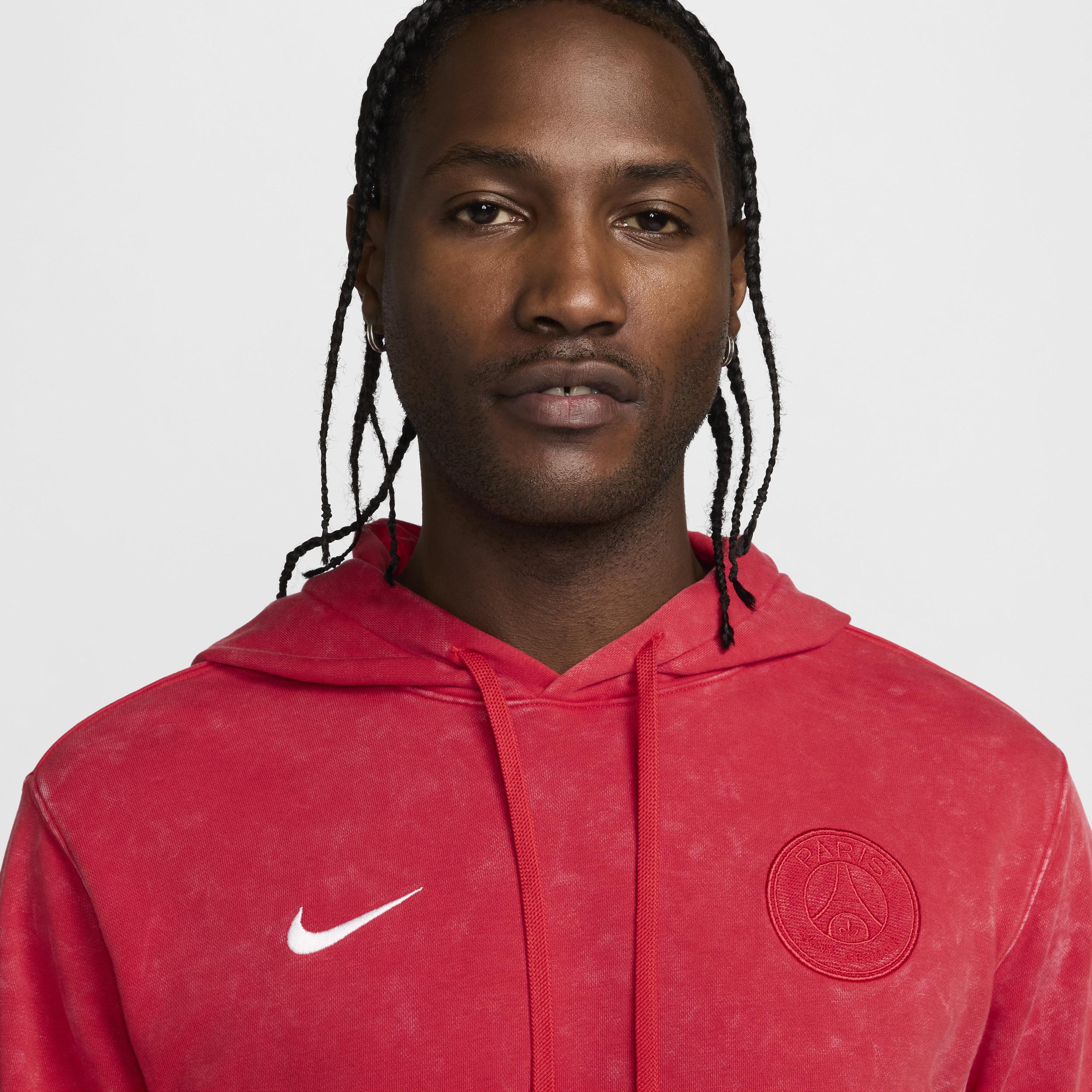 Paris Saint-Germain Club Nike Men's Soccer French Terry Pullover Hoodie Product Image