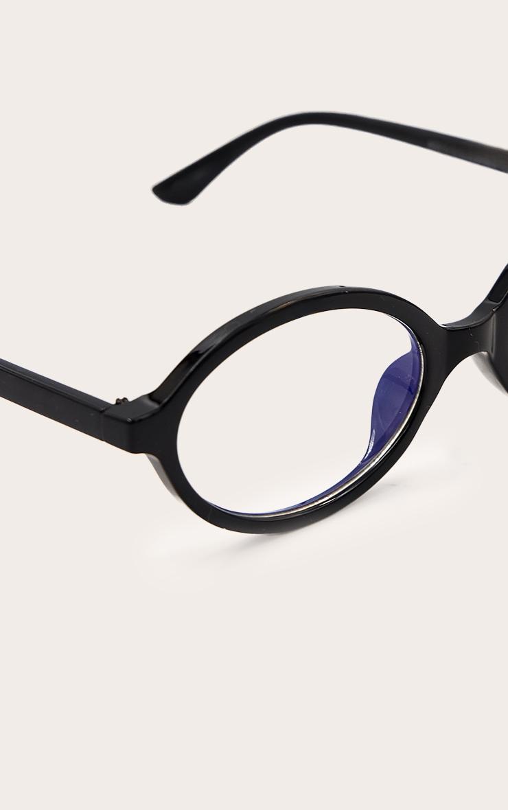 Black Round Lens Blue Light Readers Product Image