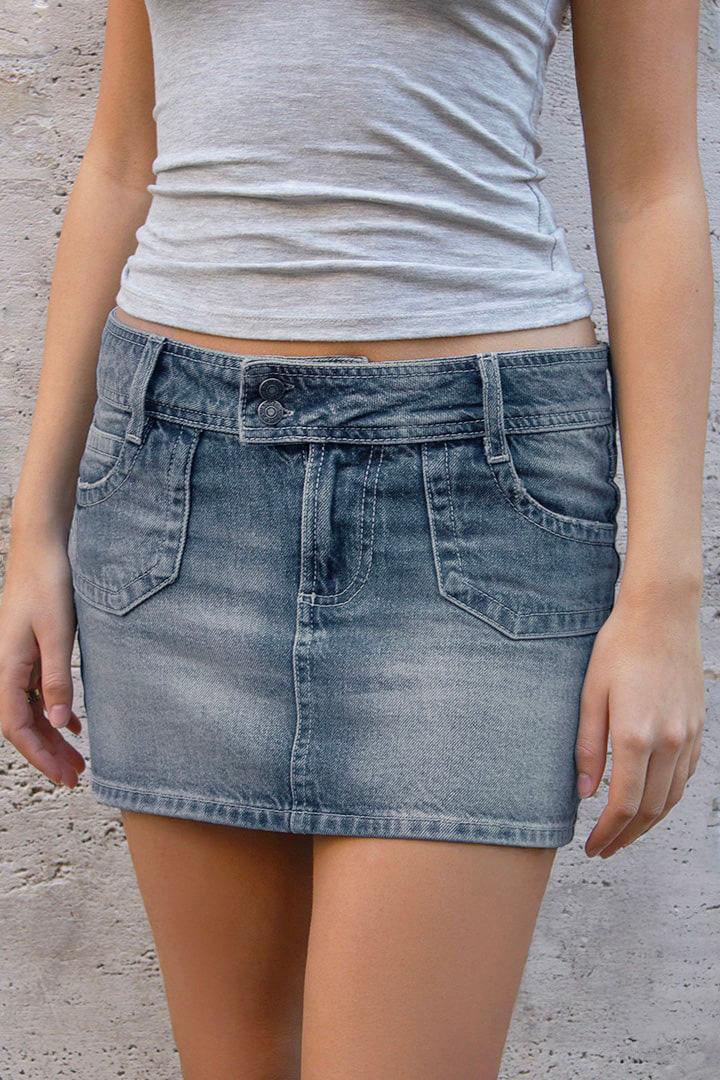 Double button skirt Product Image