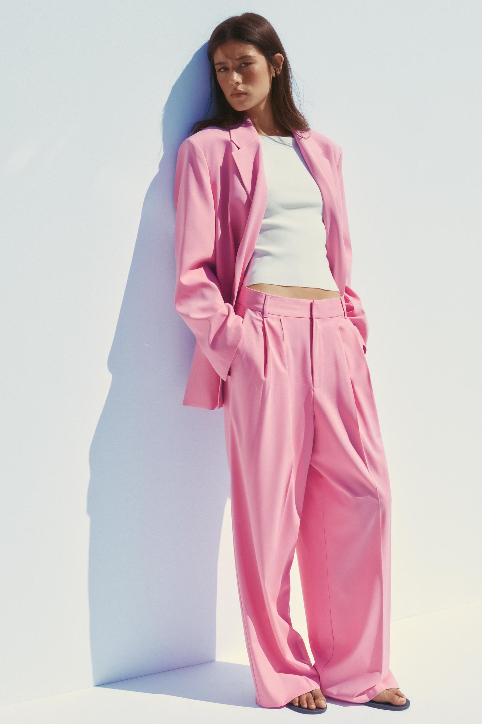 PLEATED SUIT PANTS Product Image