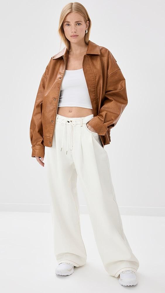 Lioness Slouched Tie Up Jeans | Shopbop Product Image