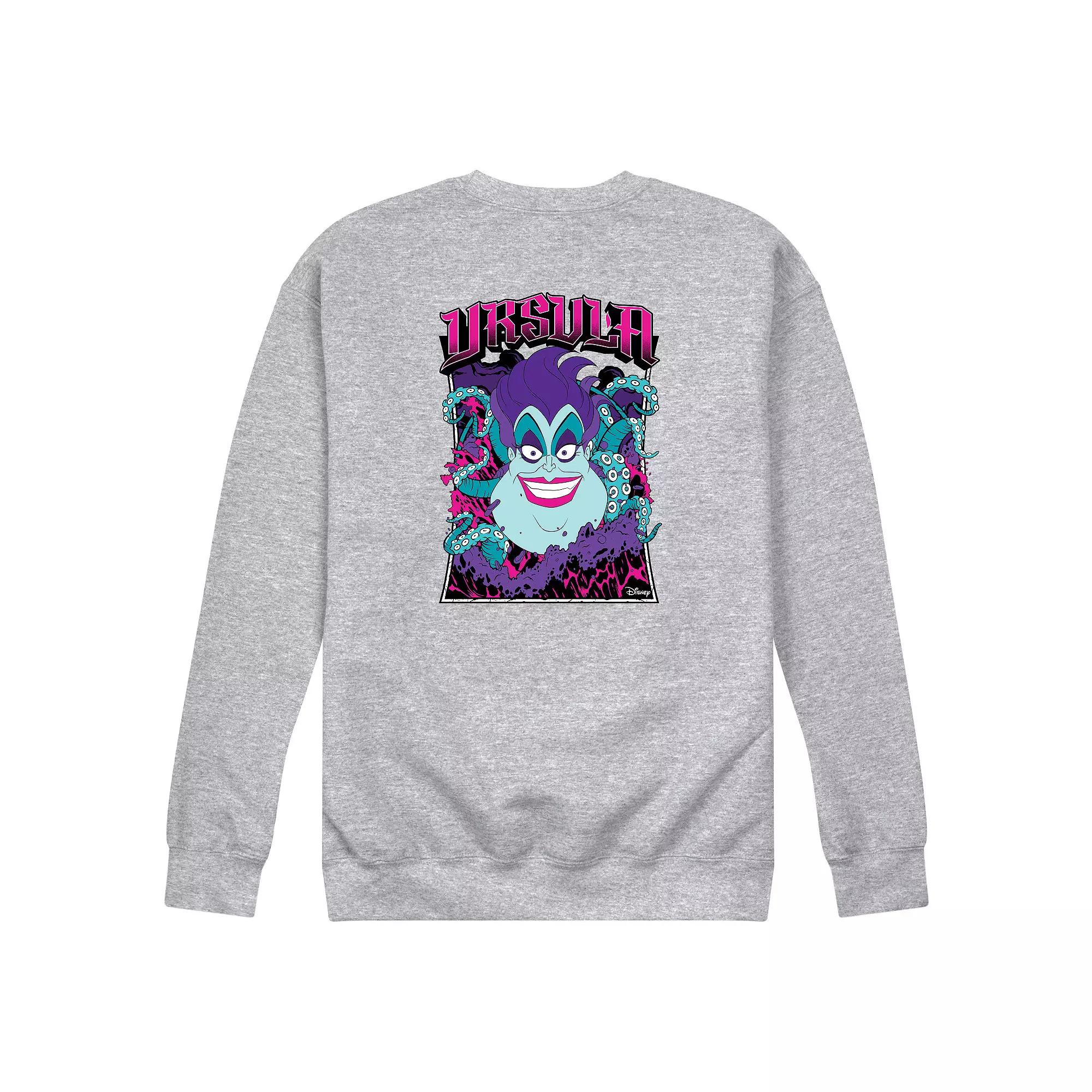 Disney Villains The Little Mermaid Ursula Men's Neon Poster Fleece Sweatshirt,  Product Image