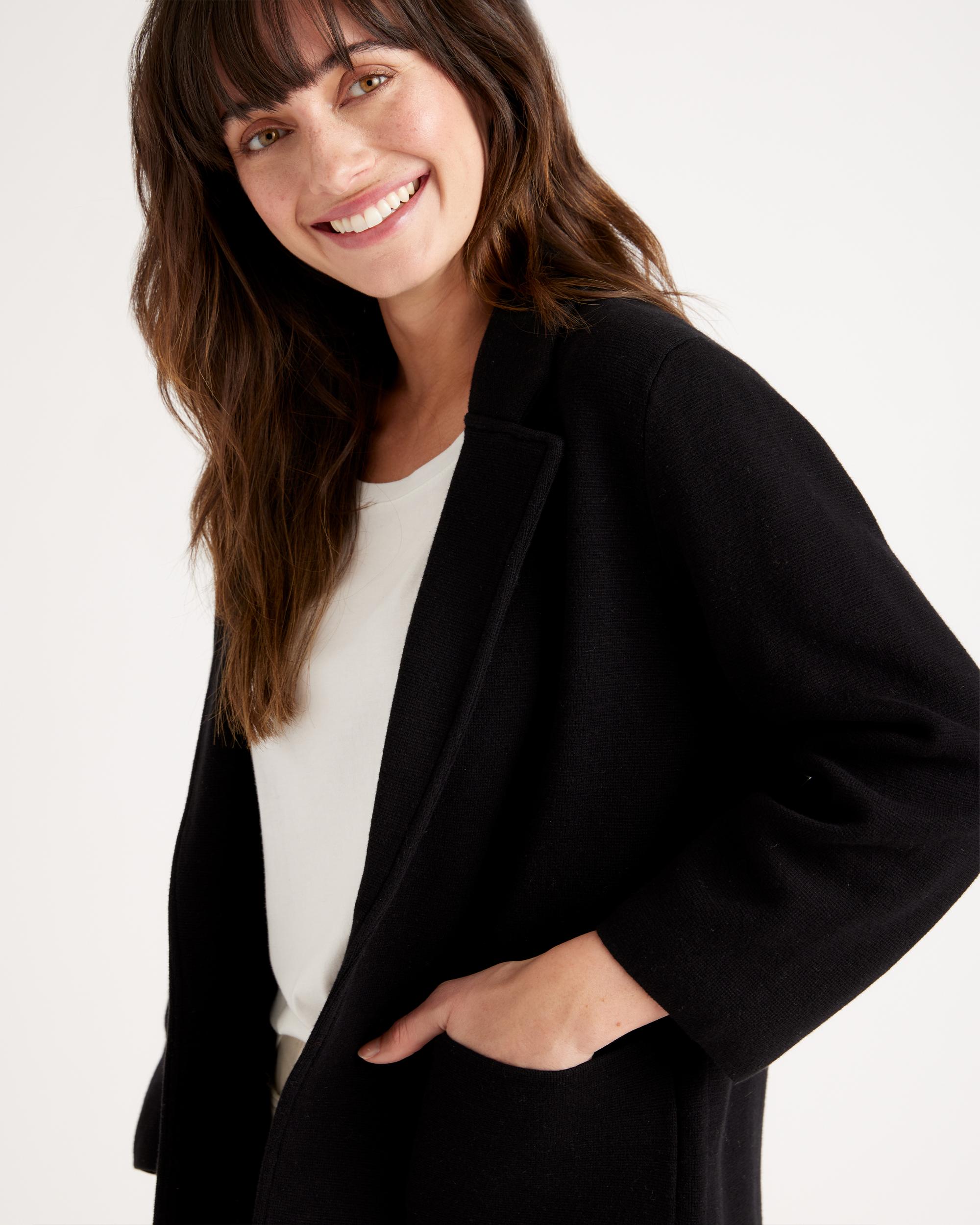 Quince | Women's Knit Blazer Organic Cotton Product Image