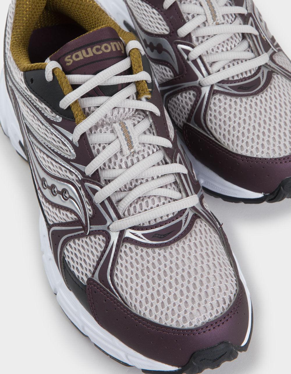 SAUCONY Ride Millennium Mens Shoes - GRAY/BURGANDY Product Image