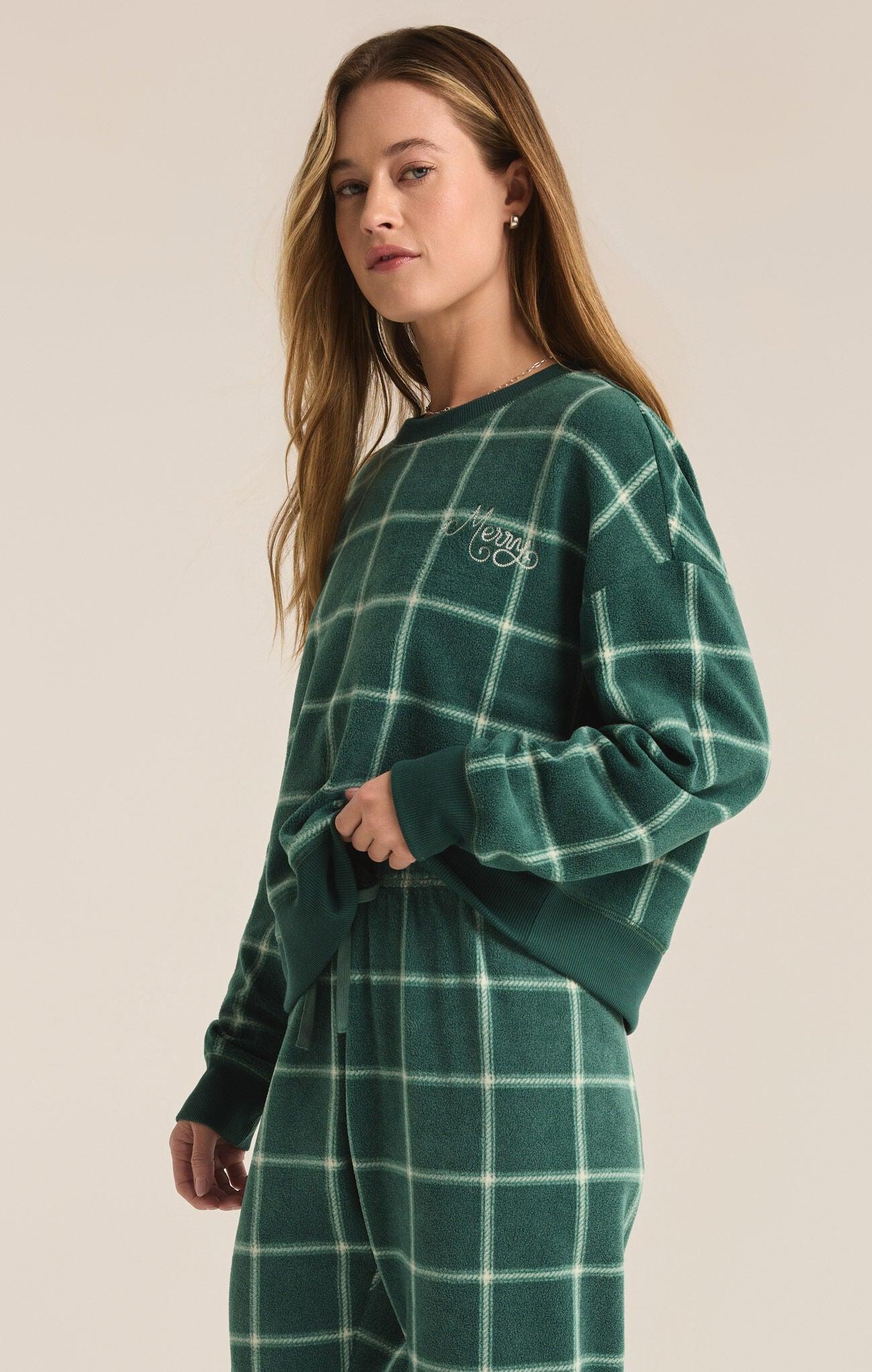 Z Supply Plaid LS Top Product Image