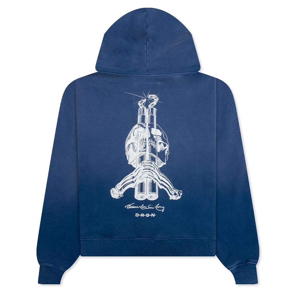 Bones Hoodie - Faded Navy Male Product Image