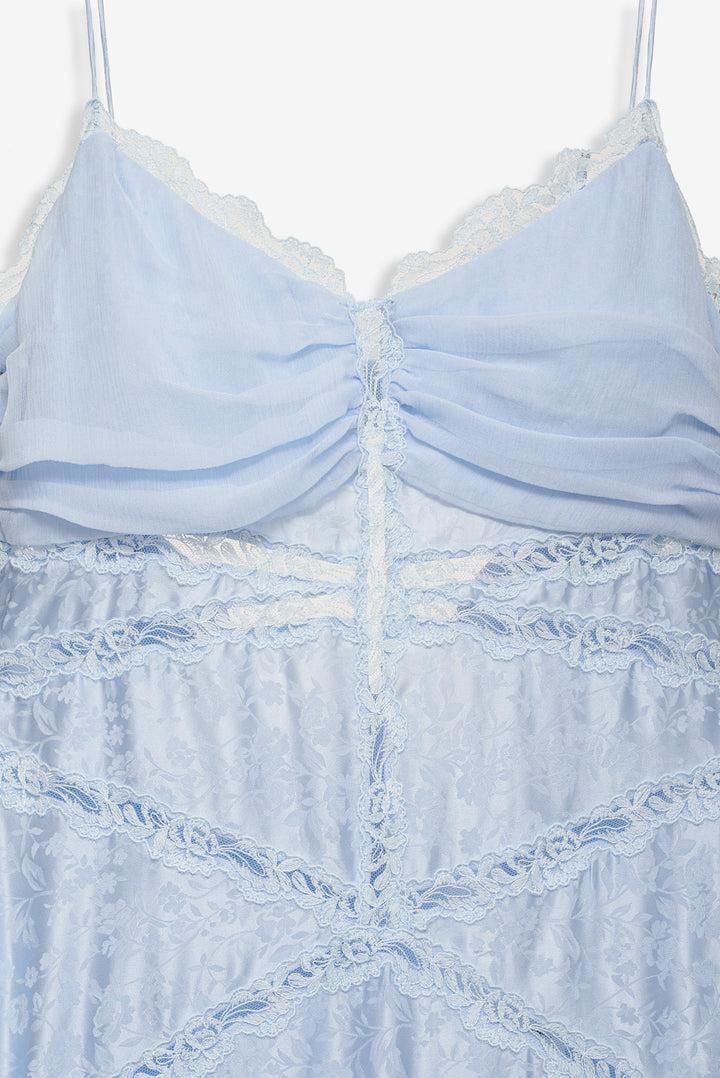 Rita Lace Gown — Blue Product Image