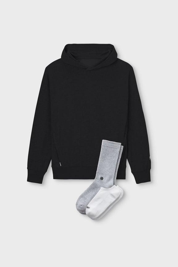 The Cloud Jersey Hoodie & Belt Bag & Sock 3-Piece Bundle Product Image