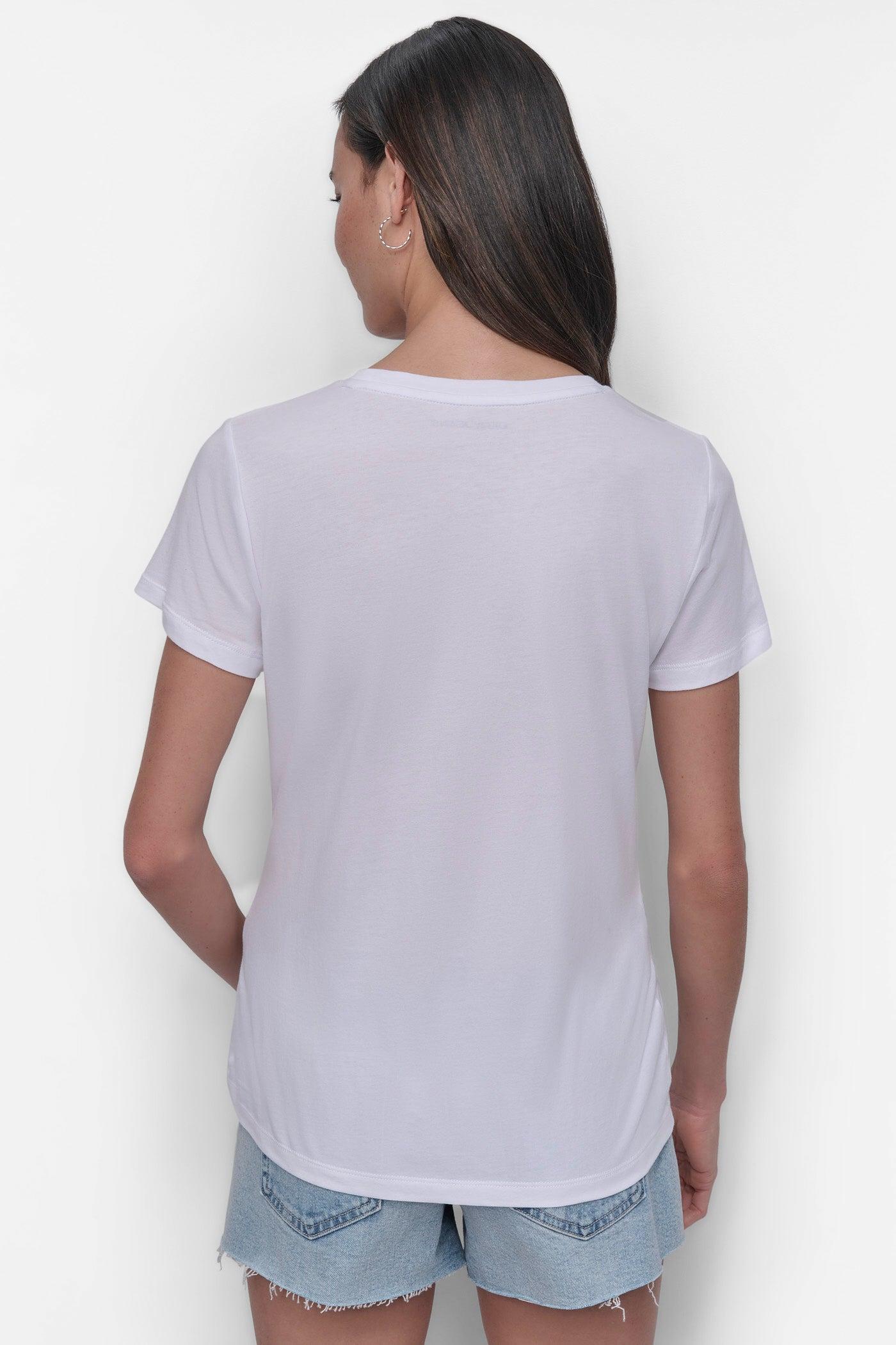 SEQUIN LOGO CREW NECK TEE Product Image