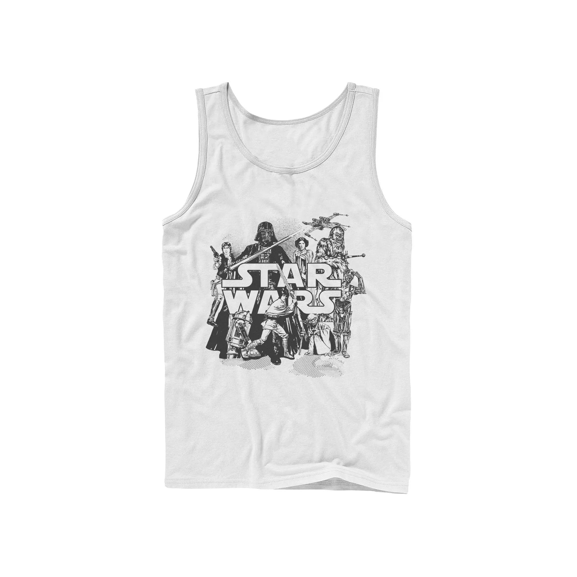 Men's Star Wars Character Collage Tank Top,  Product Image