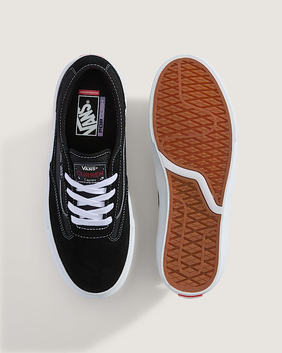 Skate Curren Caples Gum Shoe in Black / White| Vans US Product Image